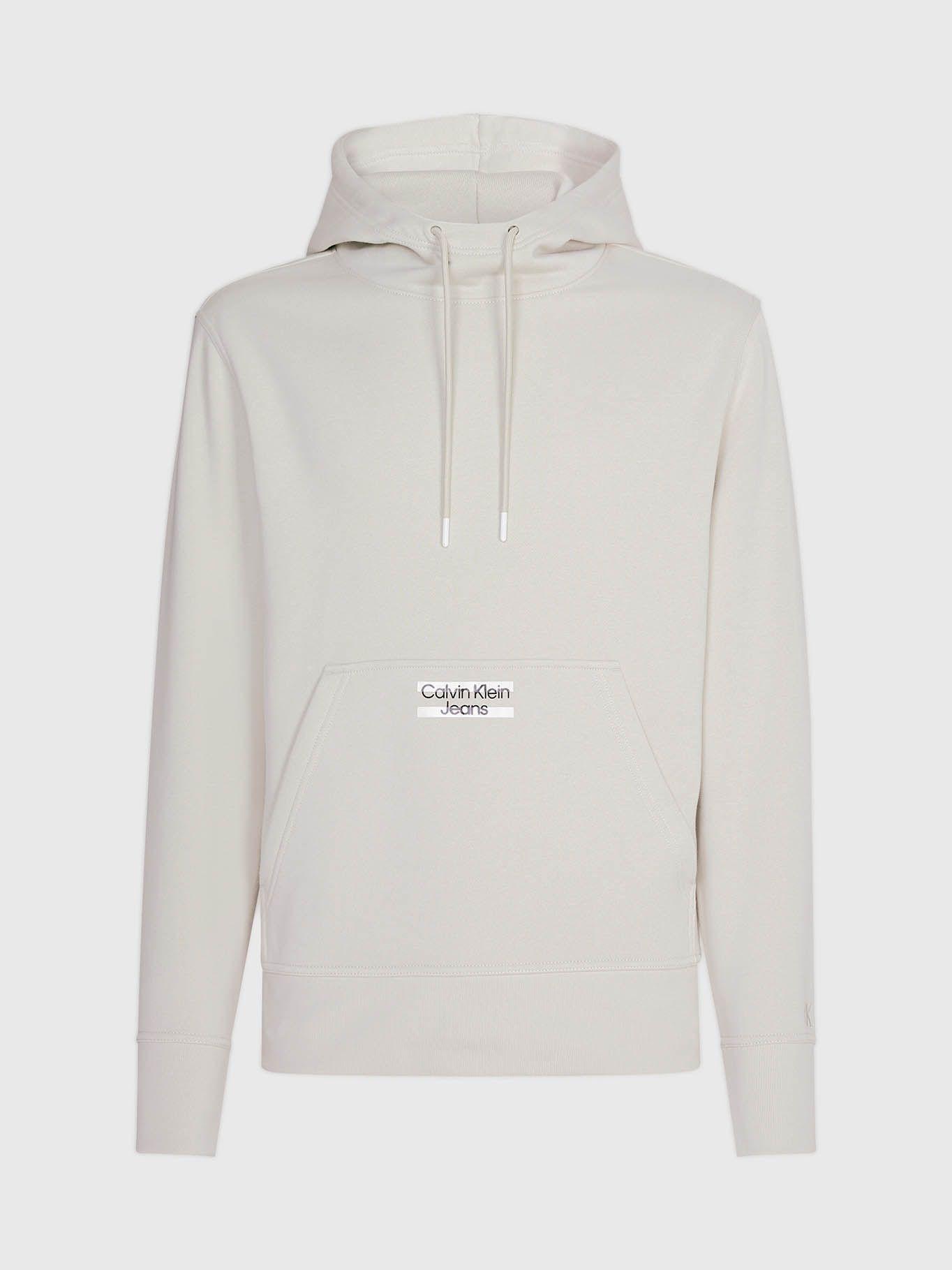 Sudadera con capucha y logo Beige Calvin Klein J30J322891-ACI-5