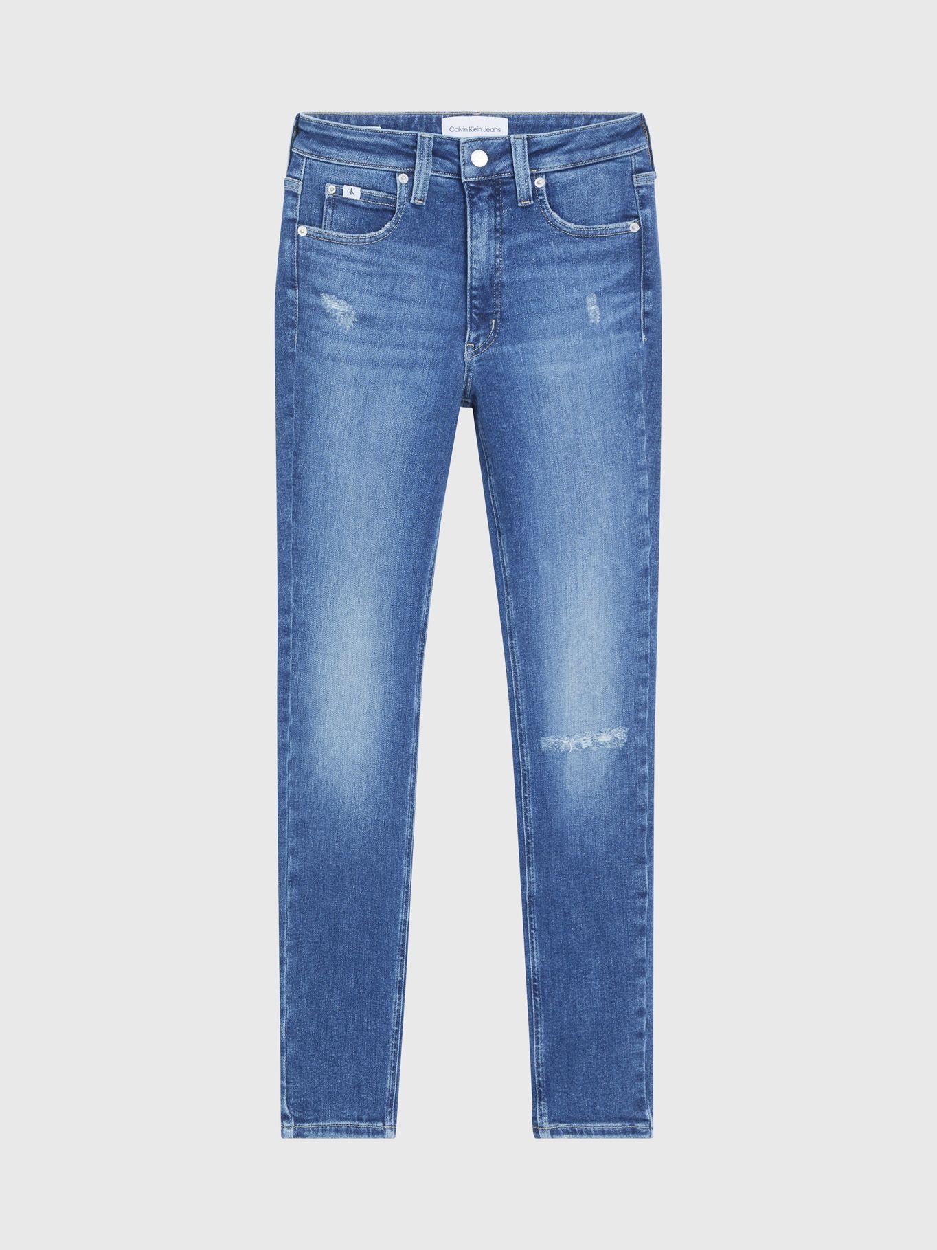 Jeans Mujer Skinny Azul Calvin Klein-4