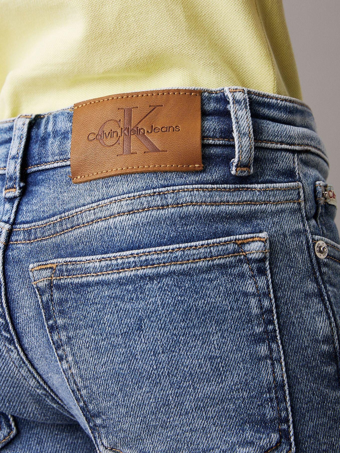 Jeans Ñiña Mid Rise Flared Azul Calvin Klein-3