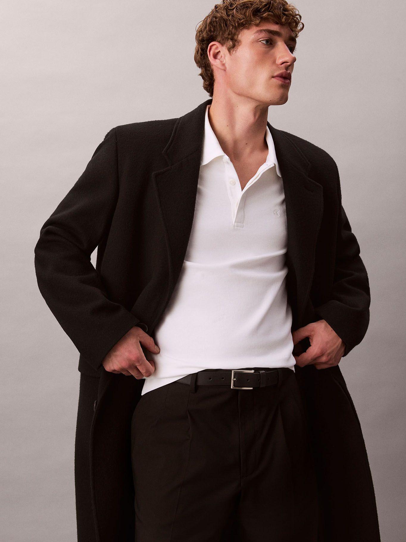 Polo de Algodón Interlock Blanco Calvin Klein-5
