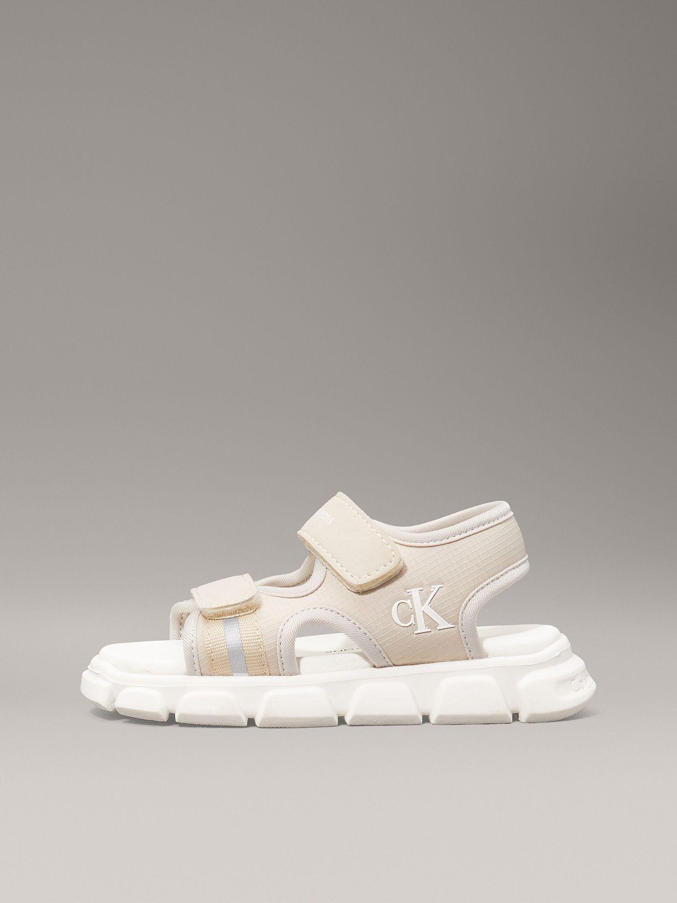 Sandalias Niño con Velcro Beige Calvin Klein-5