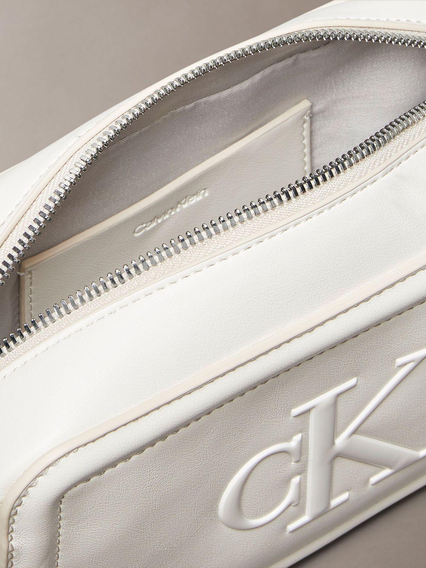 Bandolera Con Logo Monog Grabado Blanco Calvin Klein-3