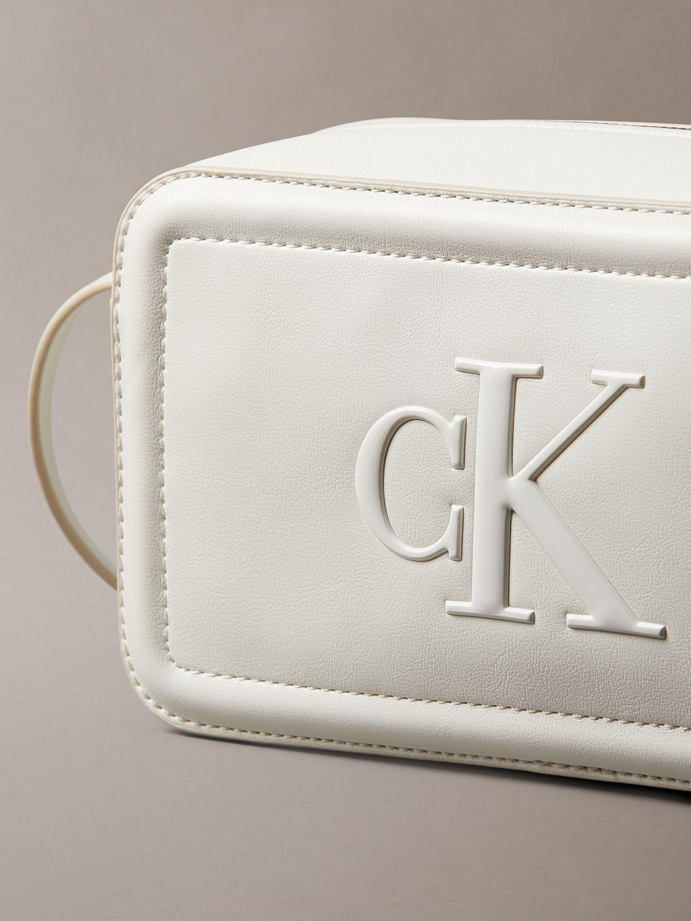 Bandolera Con Logo Monog Grabado Blanco Calvin Klein-4