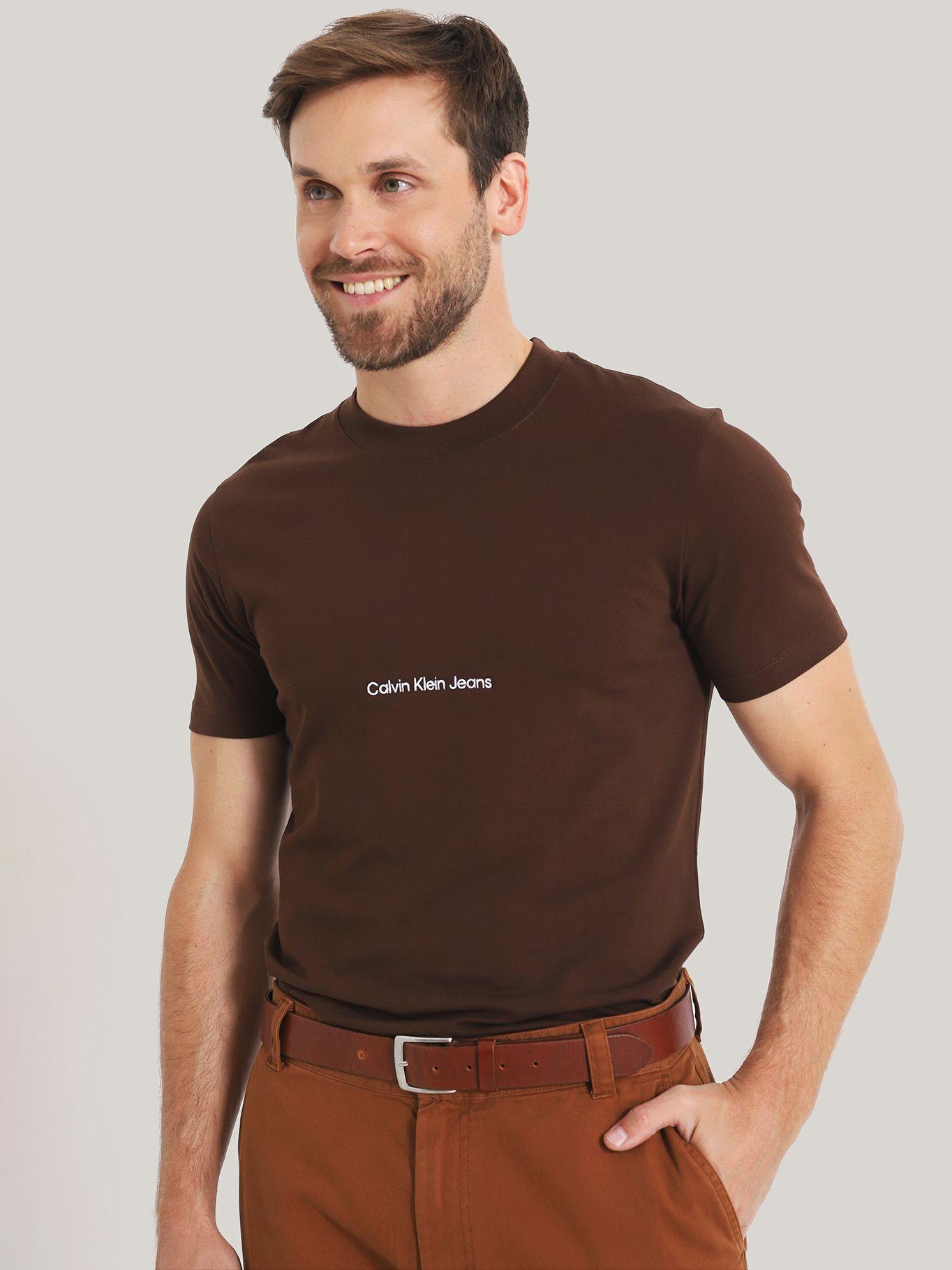 Polera Institutional Café Calvin Klein-0