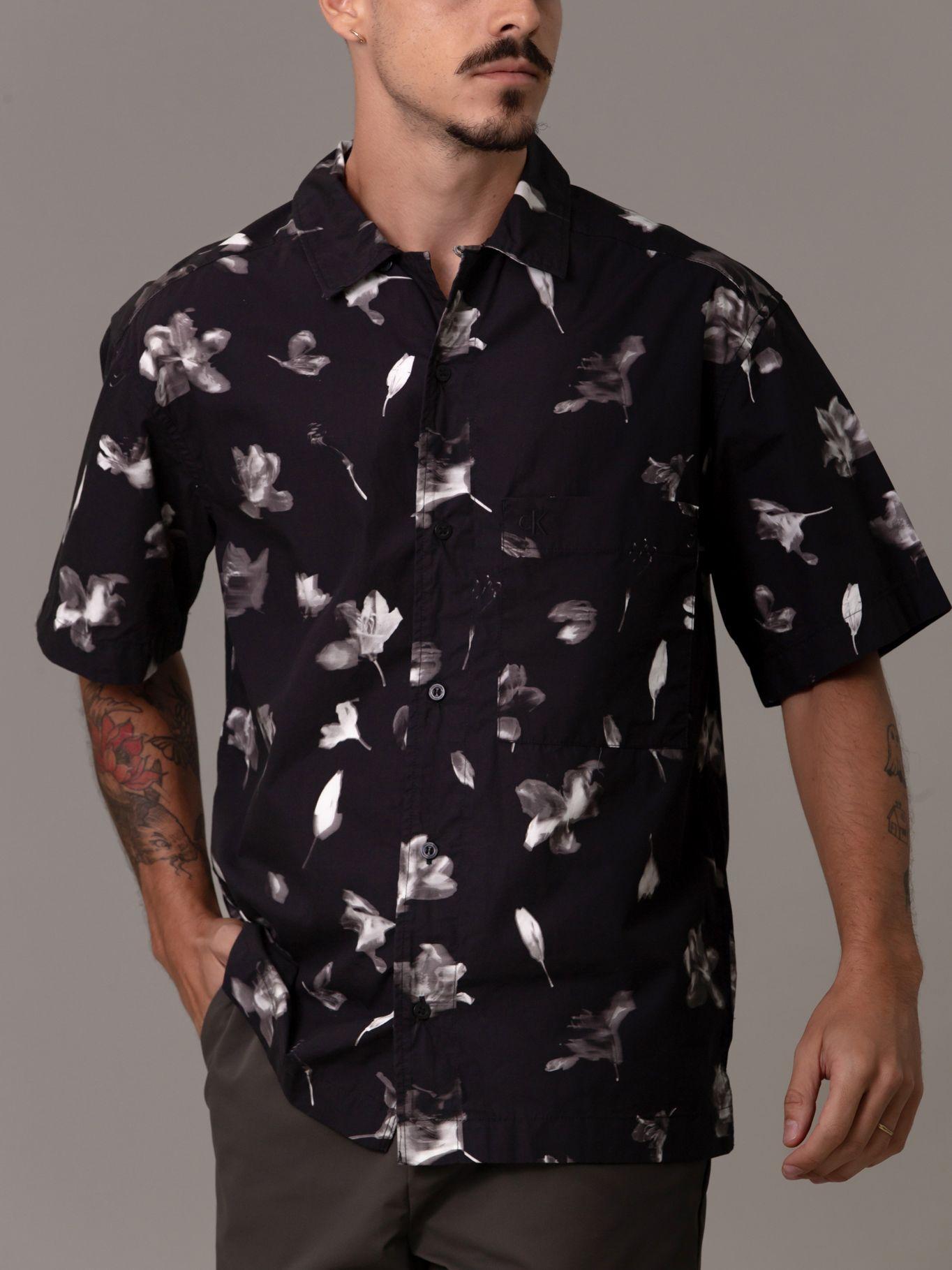 Camisa Relaxed AOP Multicolor Calvin Klein-0