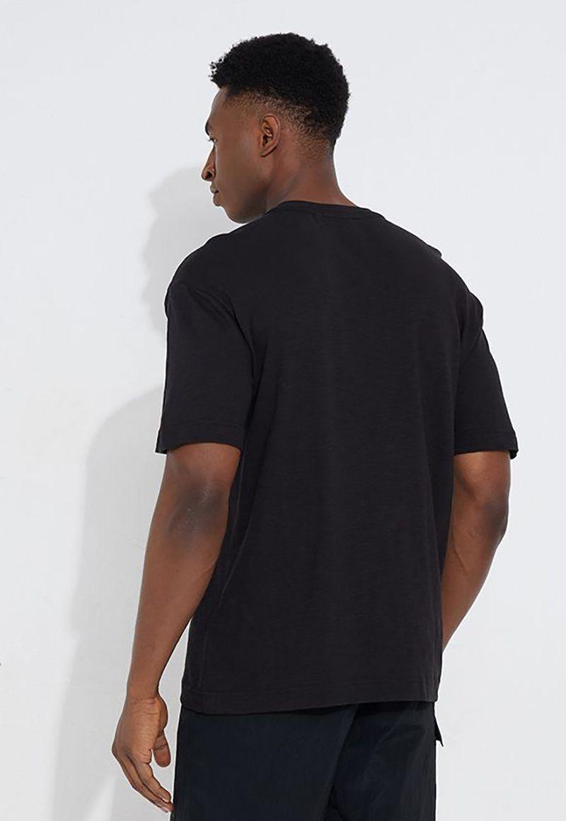 Polera Pocket  Linen Blend Negro Calvin Klein-2