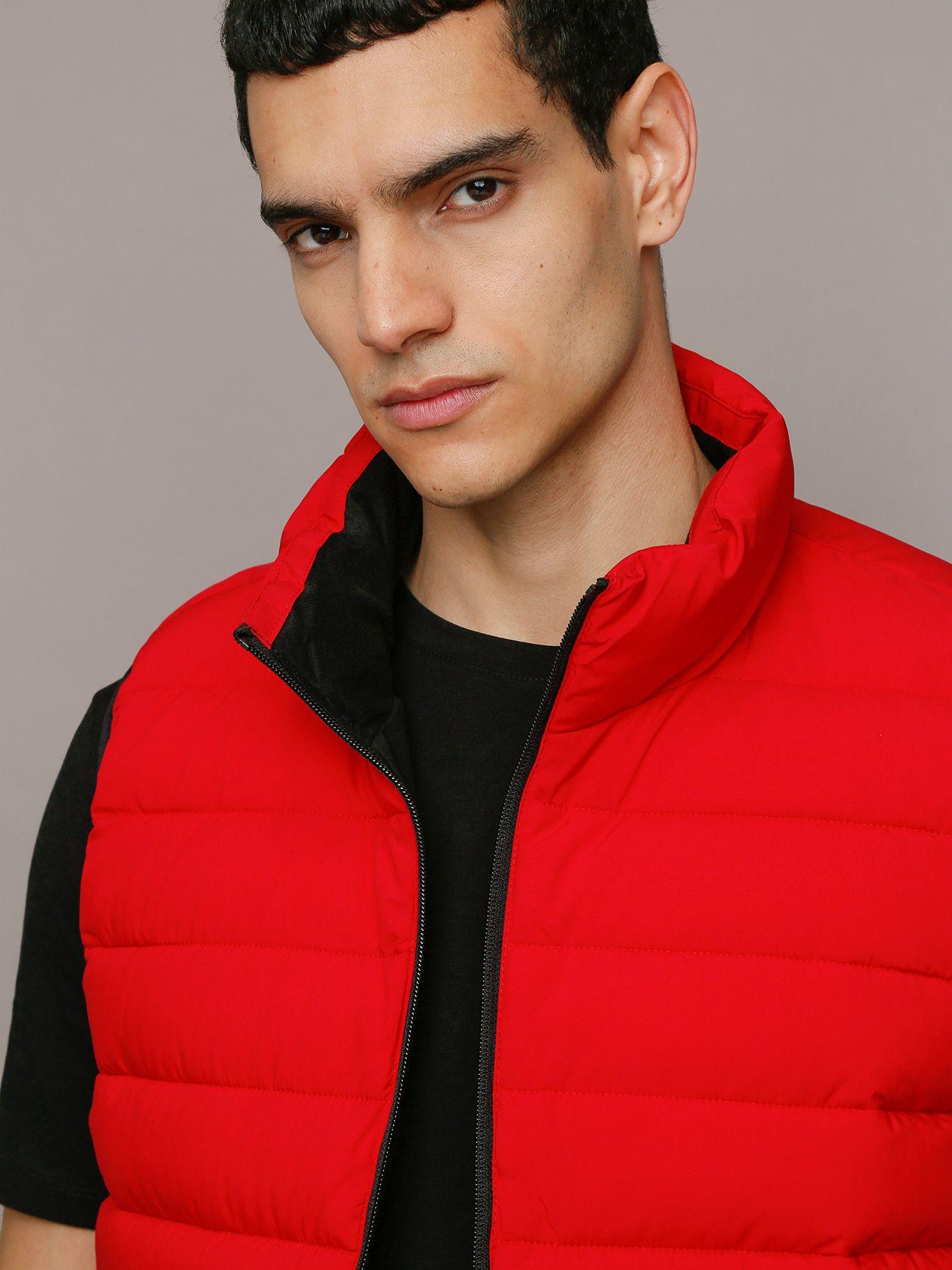 Chaqueta Vest Ligera Rojo Calvin Klein-4