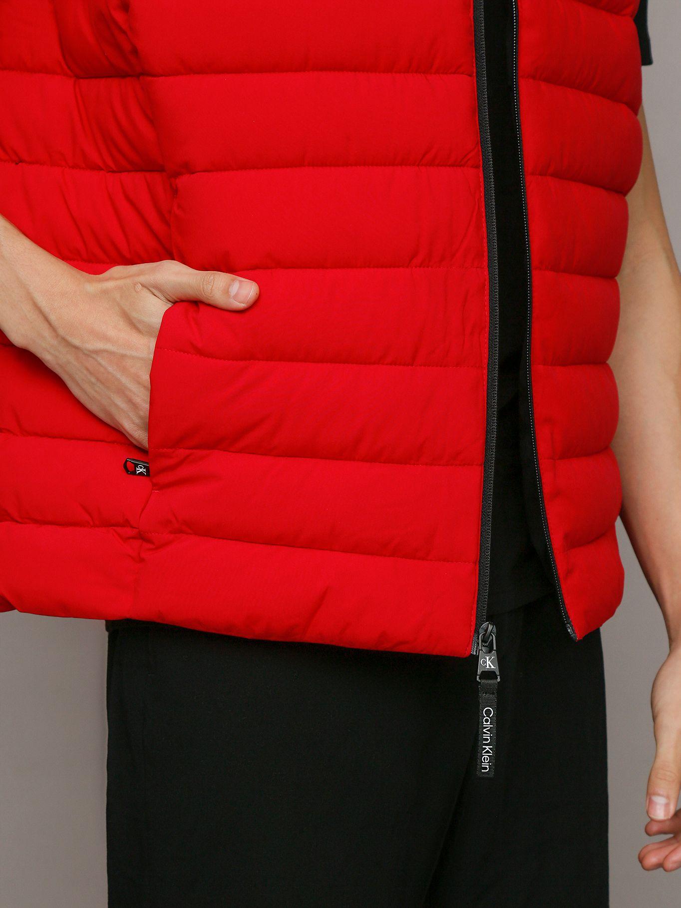 Chaqueta Vest Ligera Rojo Calvin Klein-5