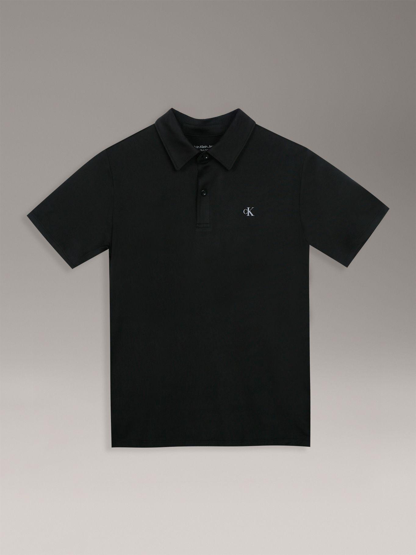 Polo Niño CK Tech Negro Calvin Klein-0