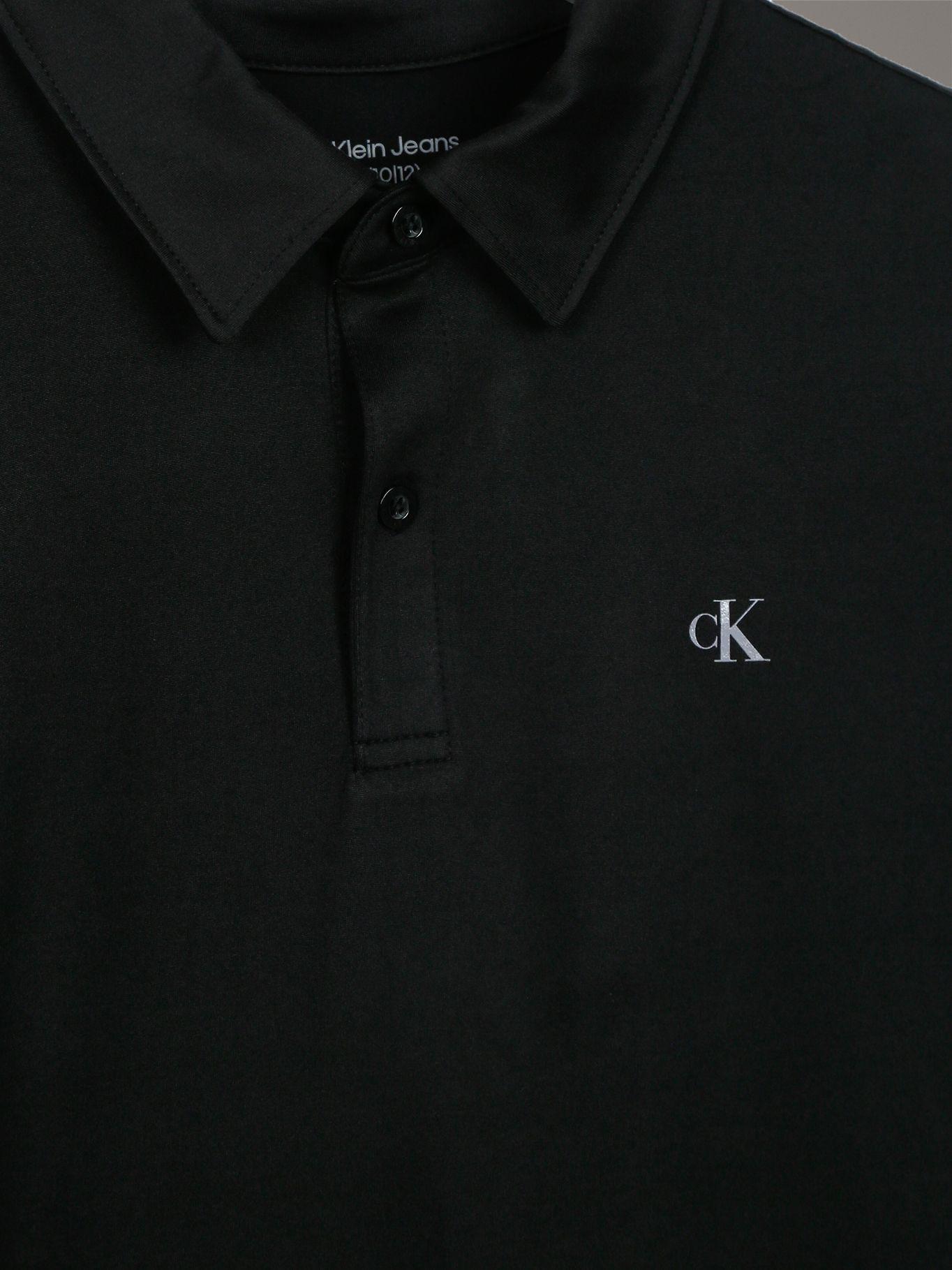 Polo Niño CK Tech Negro Calvin Klein-2