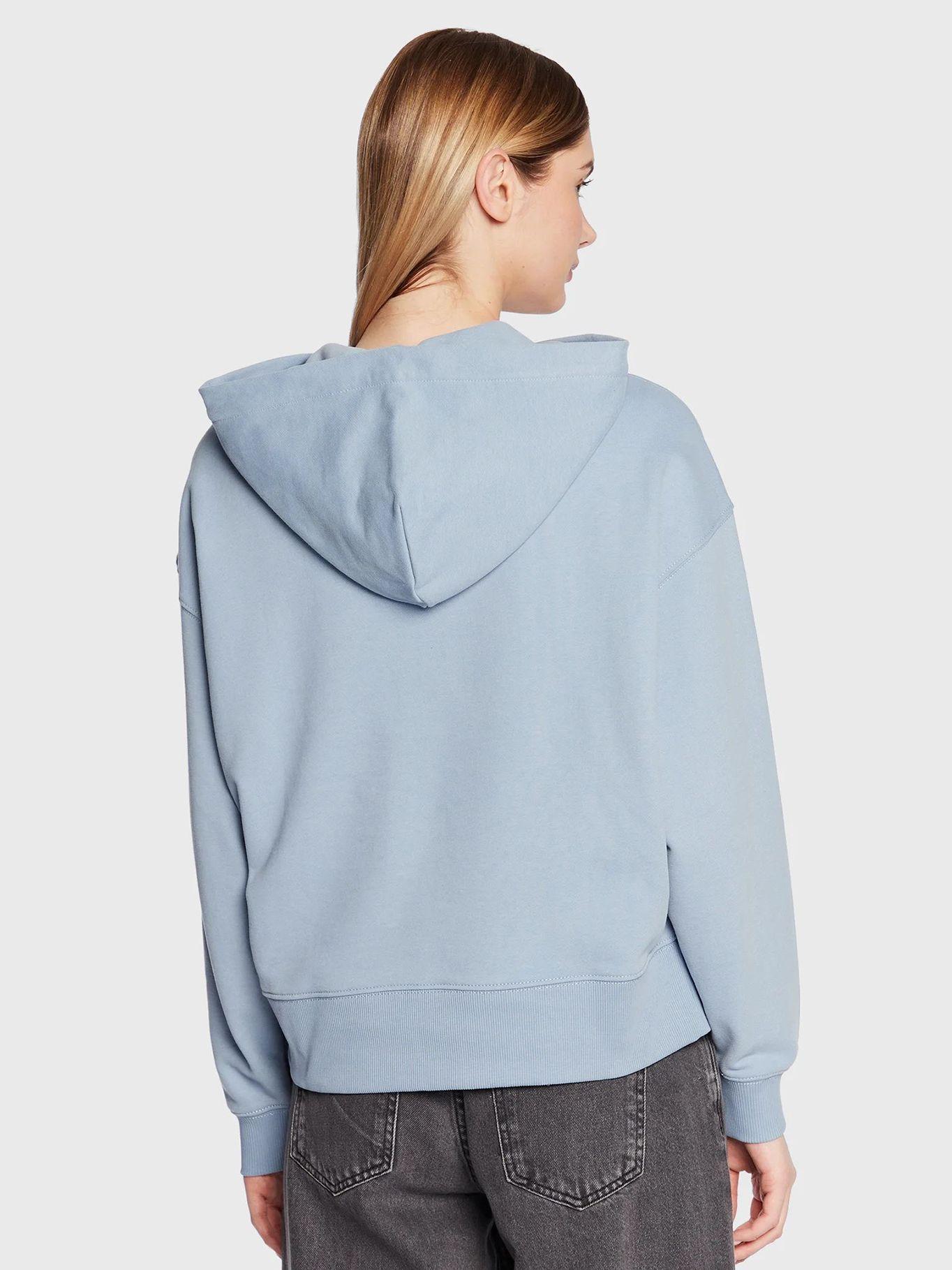 Sudadera con capucha y monograma Celeste Calvin Klein-2
