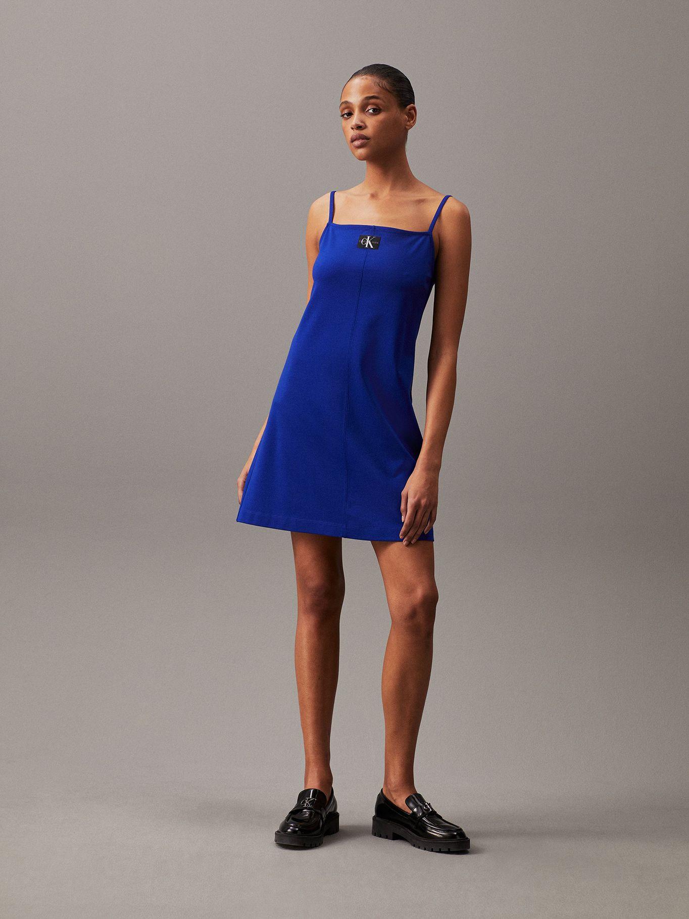 Vestido Milano Azul Calvin Klein-0