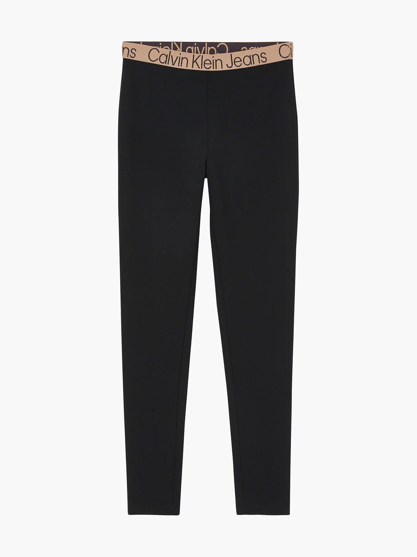 Leggings de punto milano Negro Calvin Klein-5
