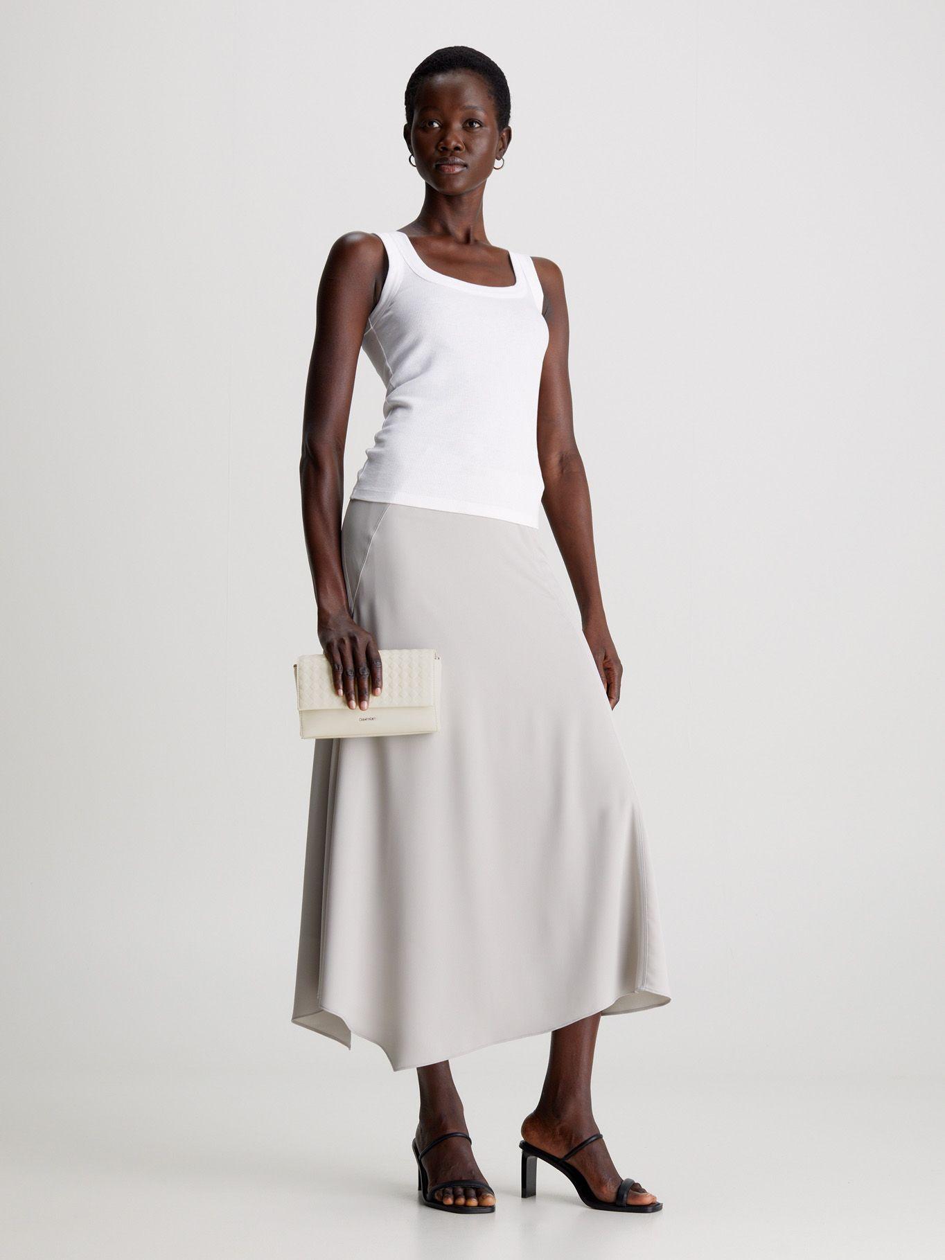 Bandolera Quilt Mini Beige Calvin Klein-4