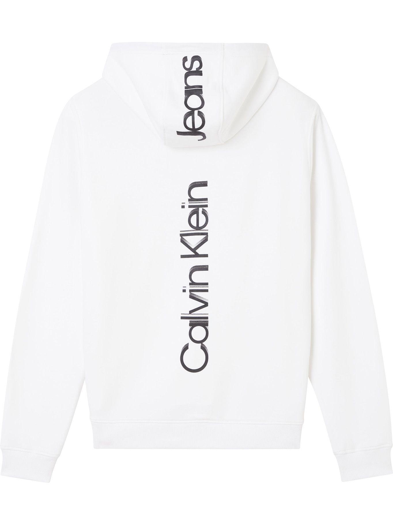 Hoodie Seasonal Institutional  Blanco Calvin Klein-1