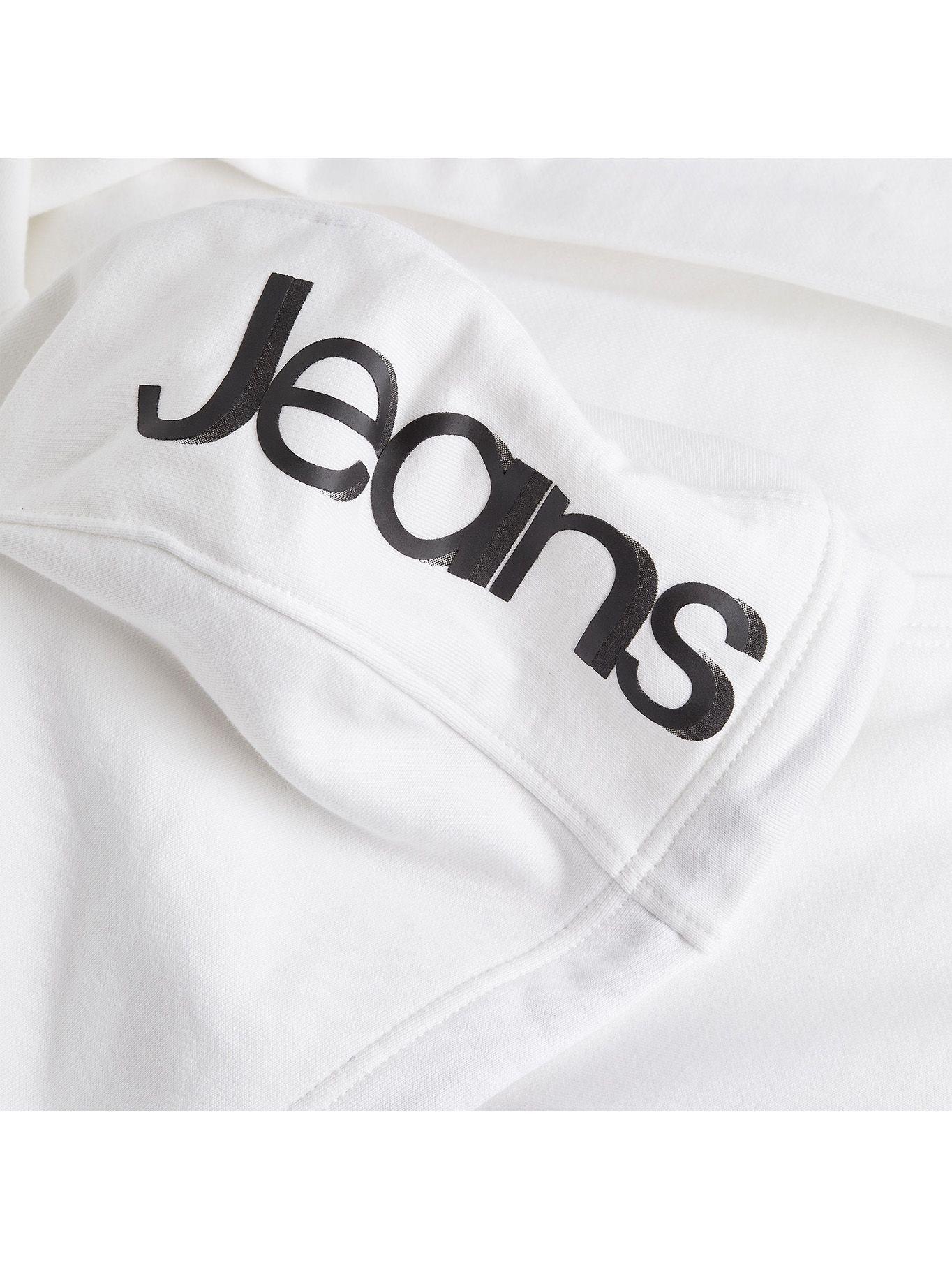 Hoodie Seasonal Institutional  Blanco Calvin Klein-3