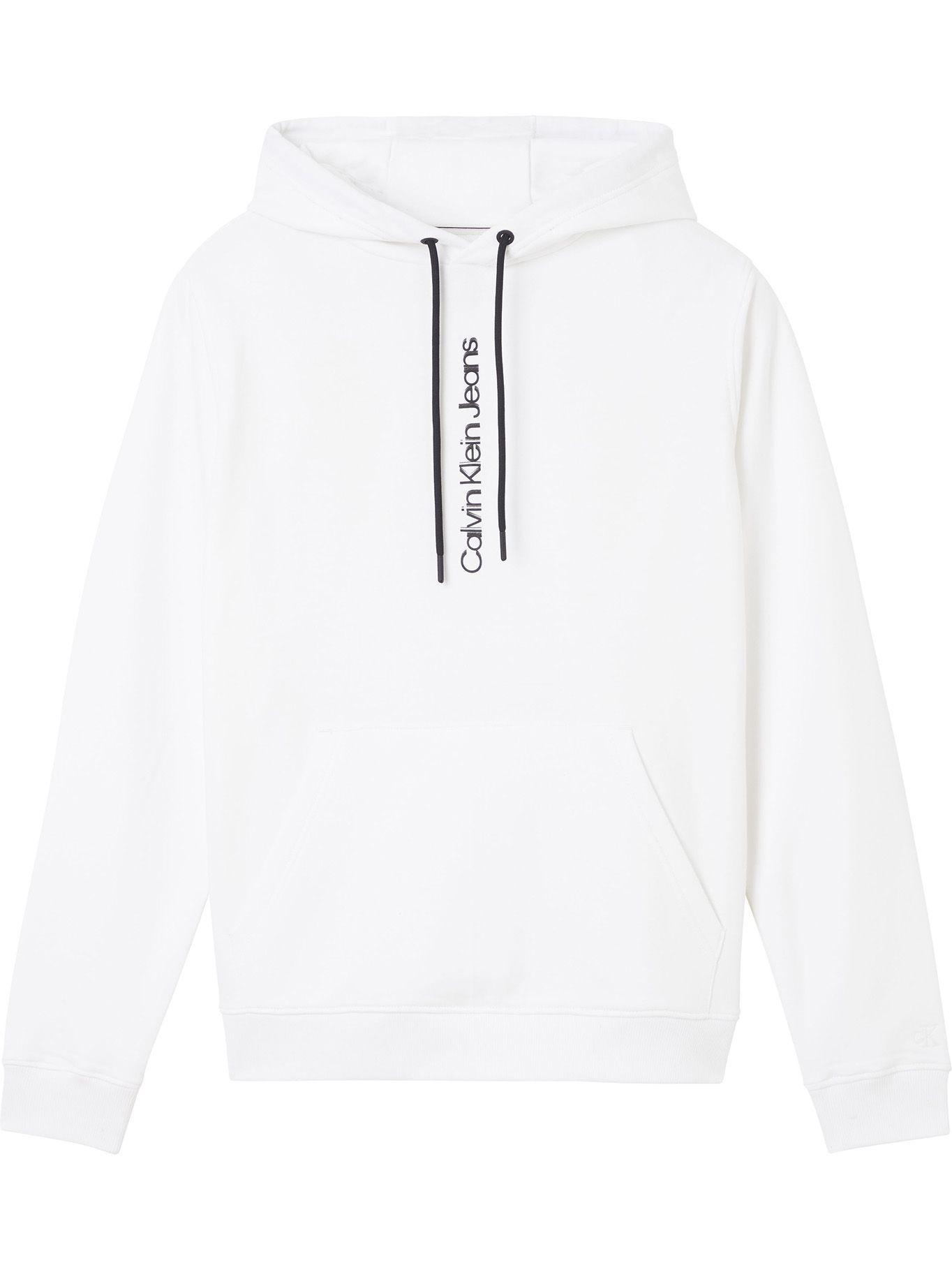 Hoodie Seasonal Institutional  Blanco Calvin Klein-0