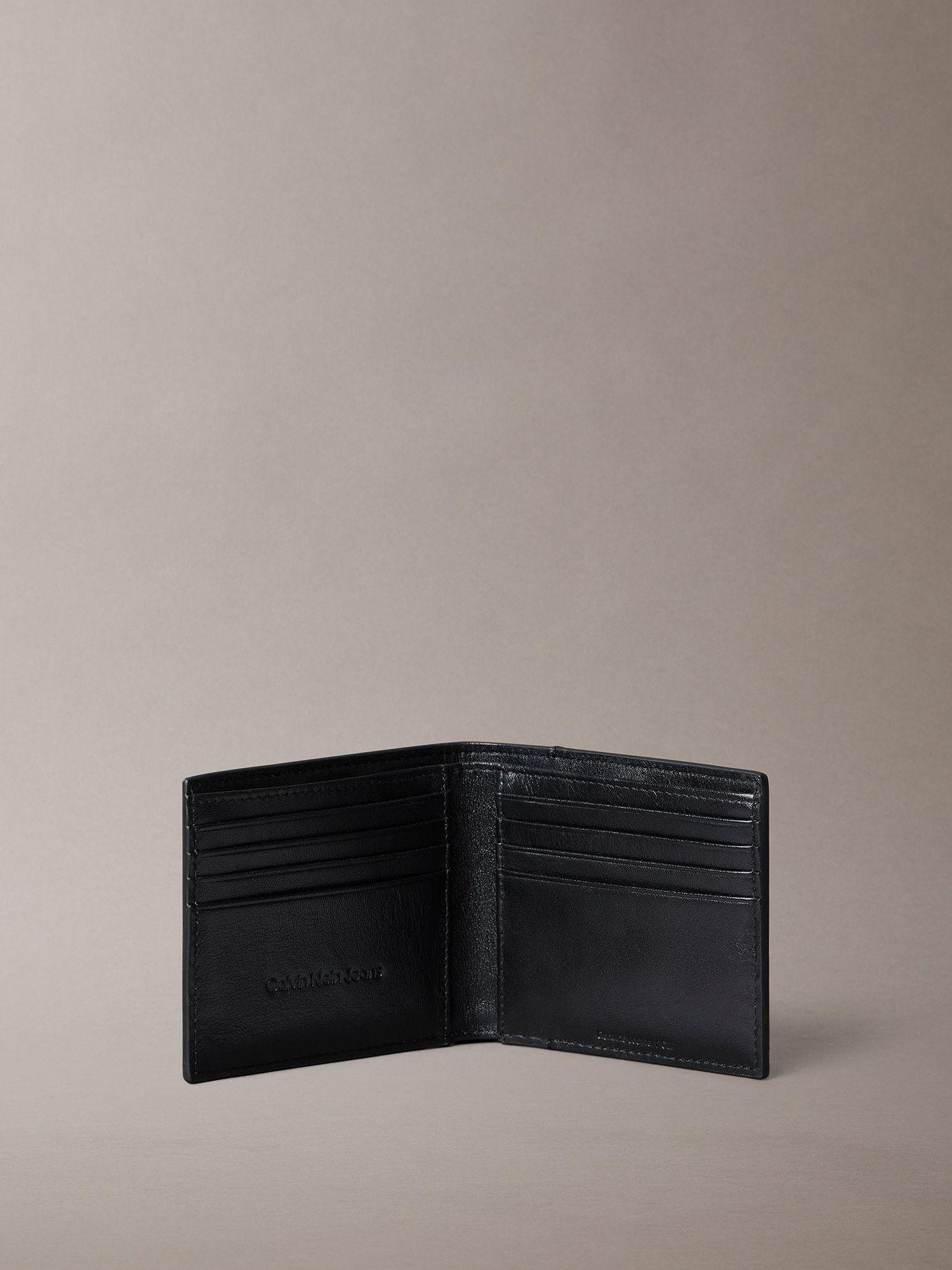 Billetera de Cuero con Monograma Negro Calvin Klein-2