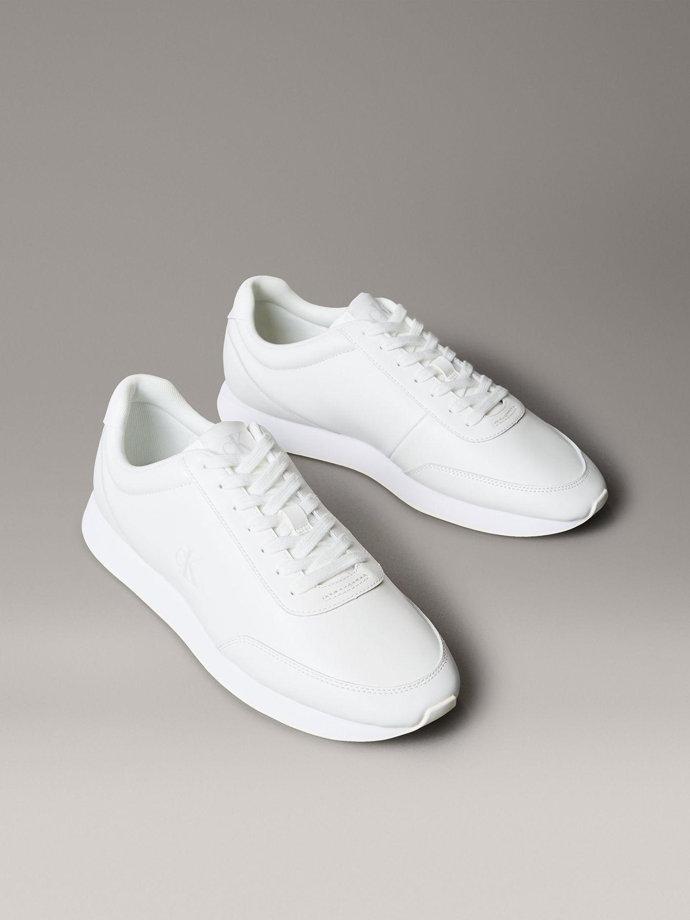 Zapatillas Retro Runner en Cuero Blanco Calvin Klein-0