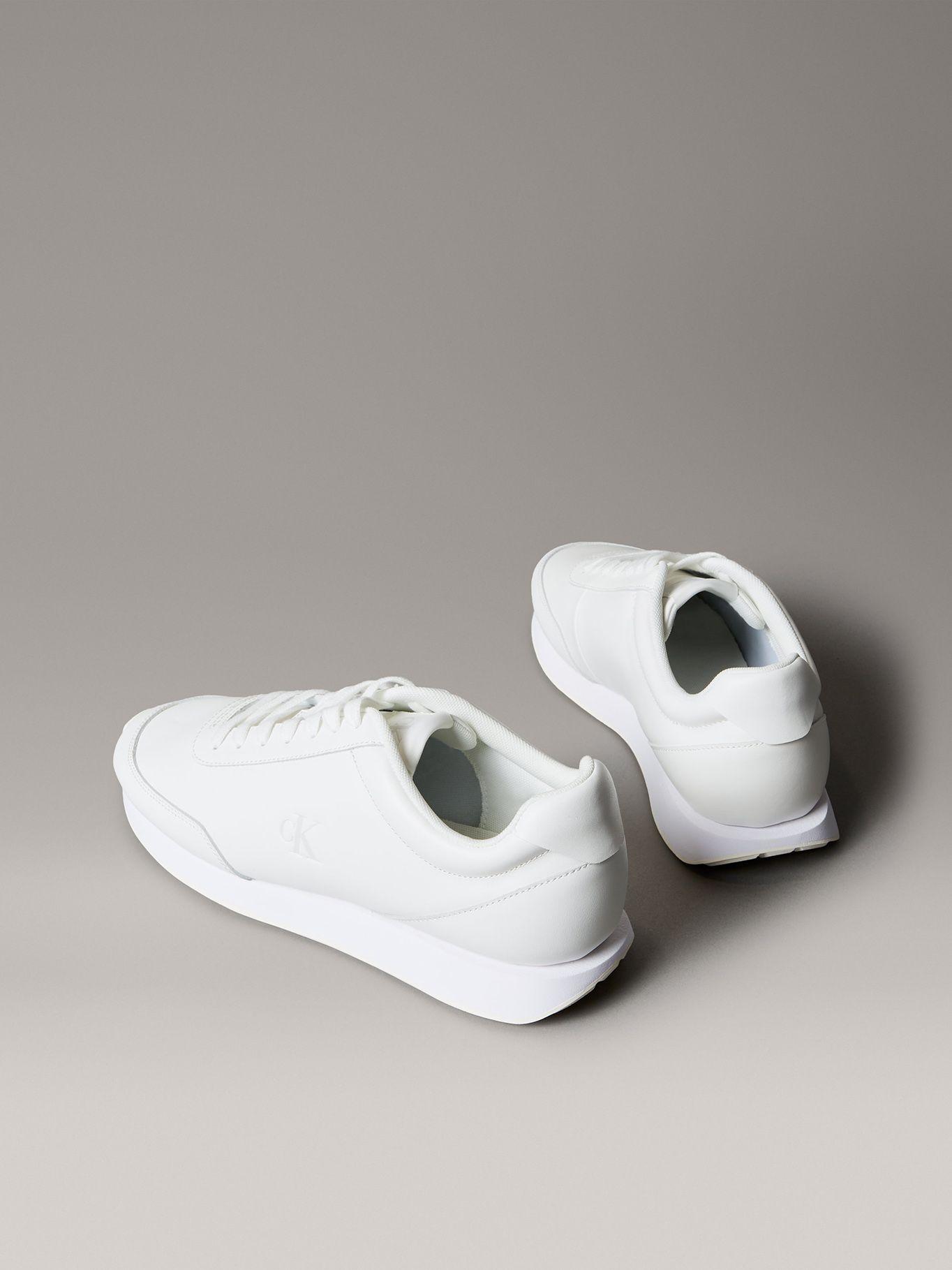 Zapatillas Retro Runner en Cuero Blanco Calvin Klein-1