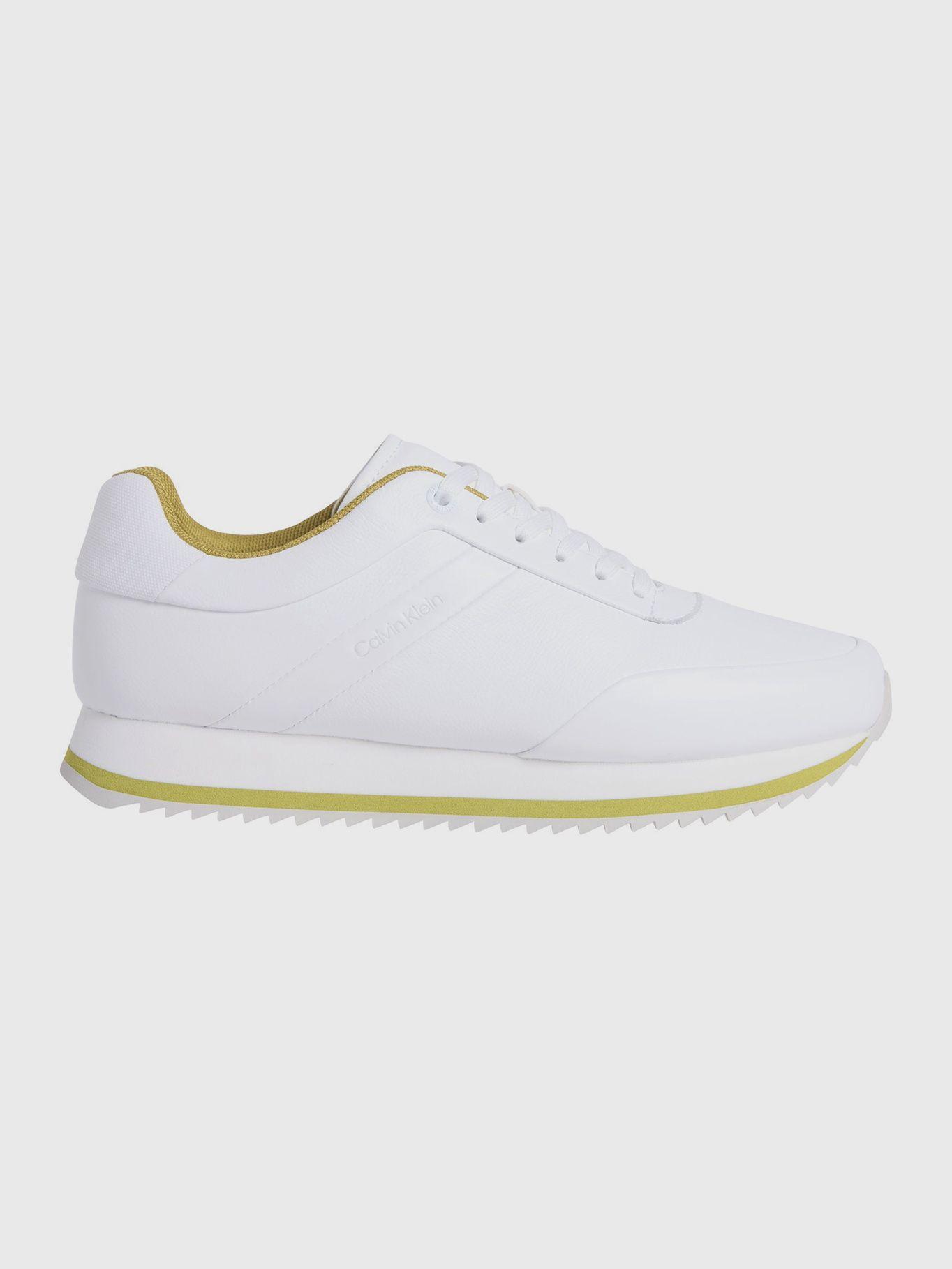 Zapatillas Runner Lace Up Blanco YAF Calvin Klein Mujer-4