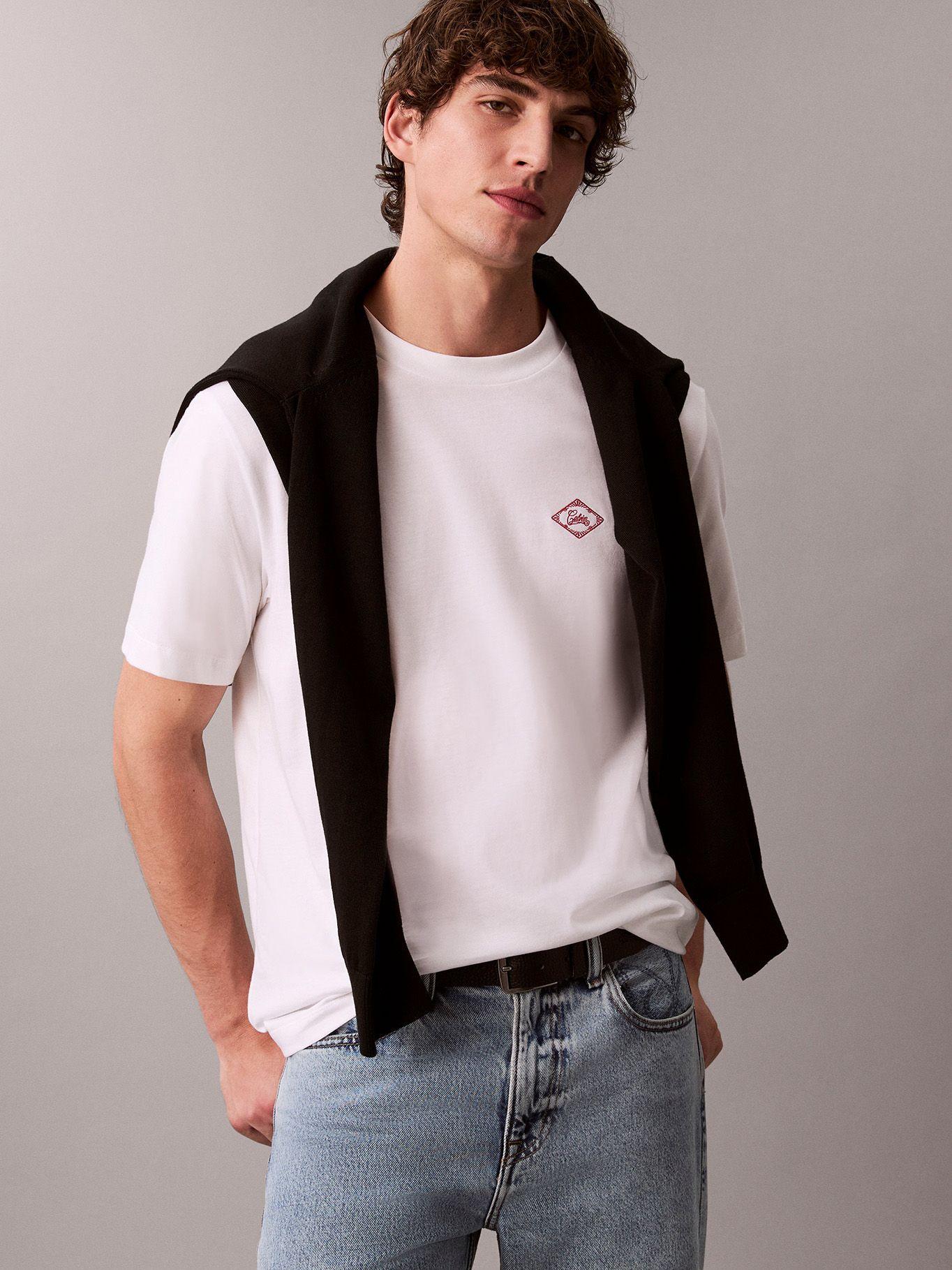 Polera Cacin Matchbox Graphic Blanco Calvin Klein-3