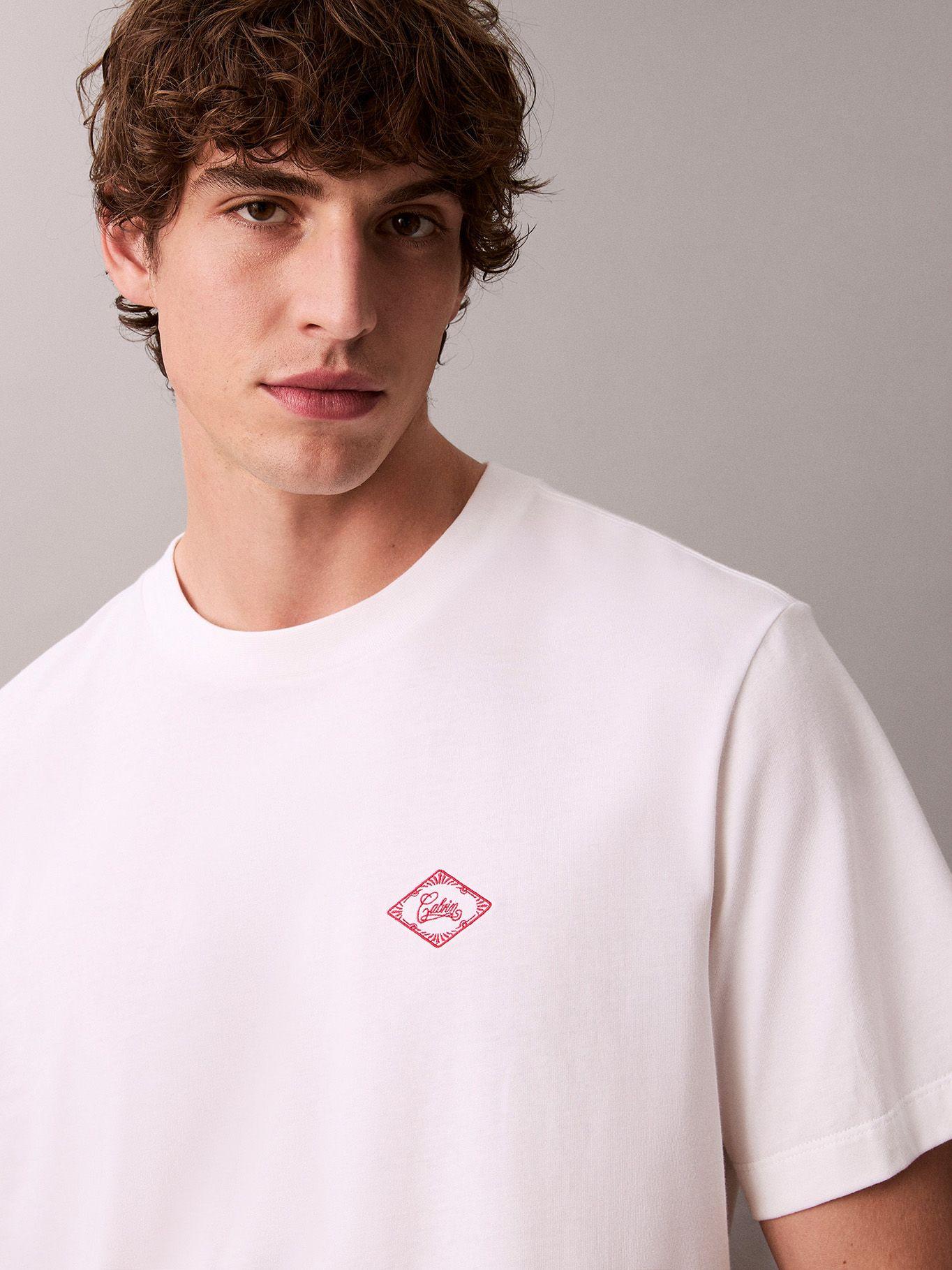 Polera Cacin Matchbox Graphic Blanco Calvin Klein-4