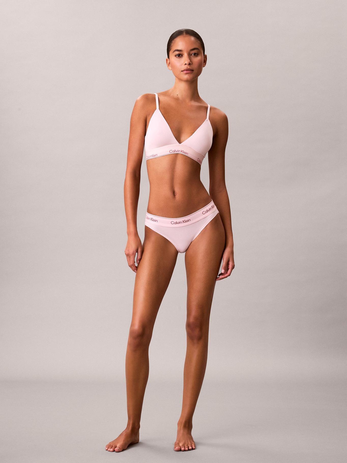 Bralette Icon Cotton Modal Rosado Calvin Klein-1