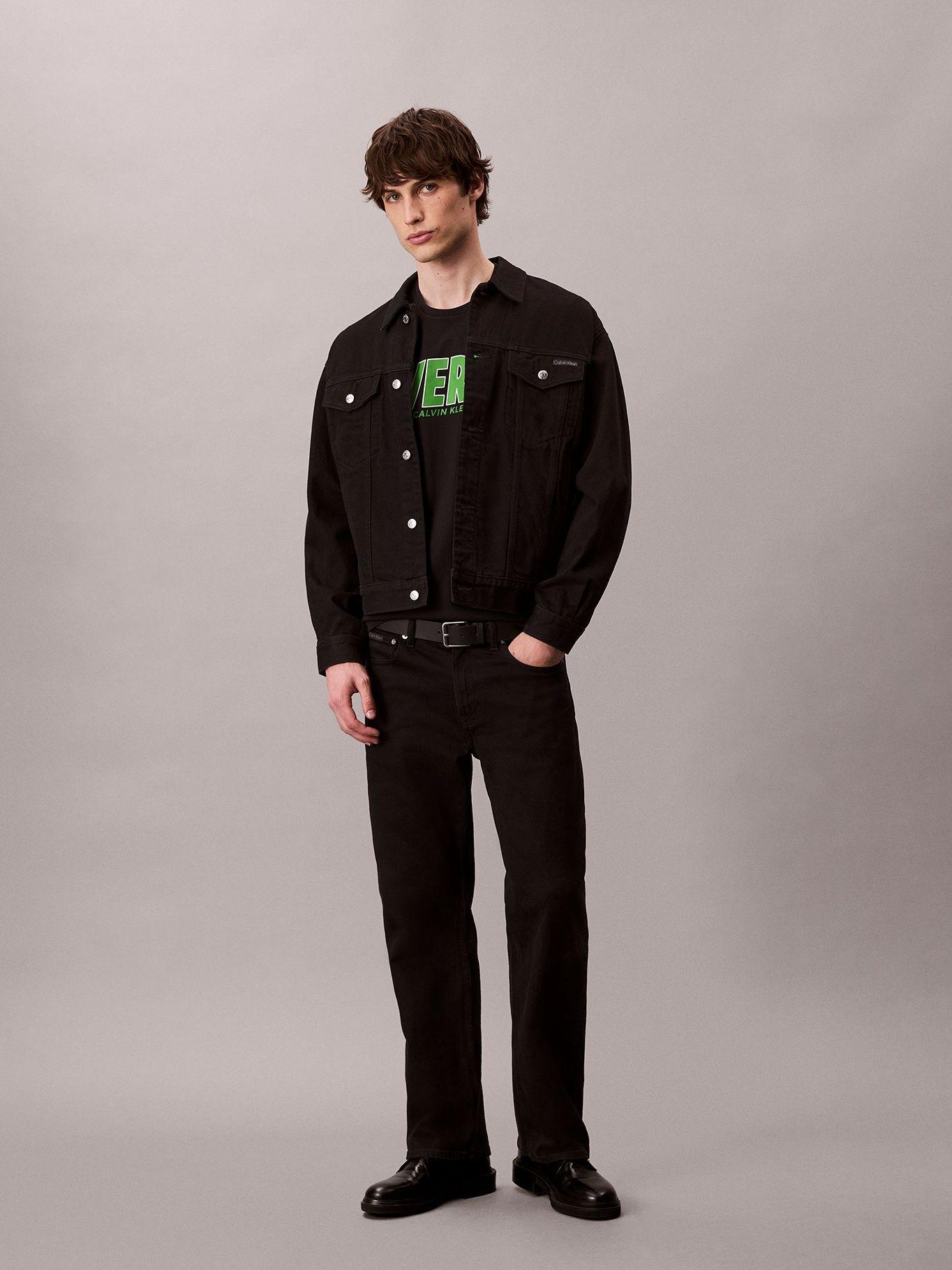 Polera con Estampado Gráfico Very Negro Calvin Klein-3