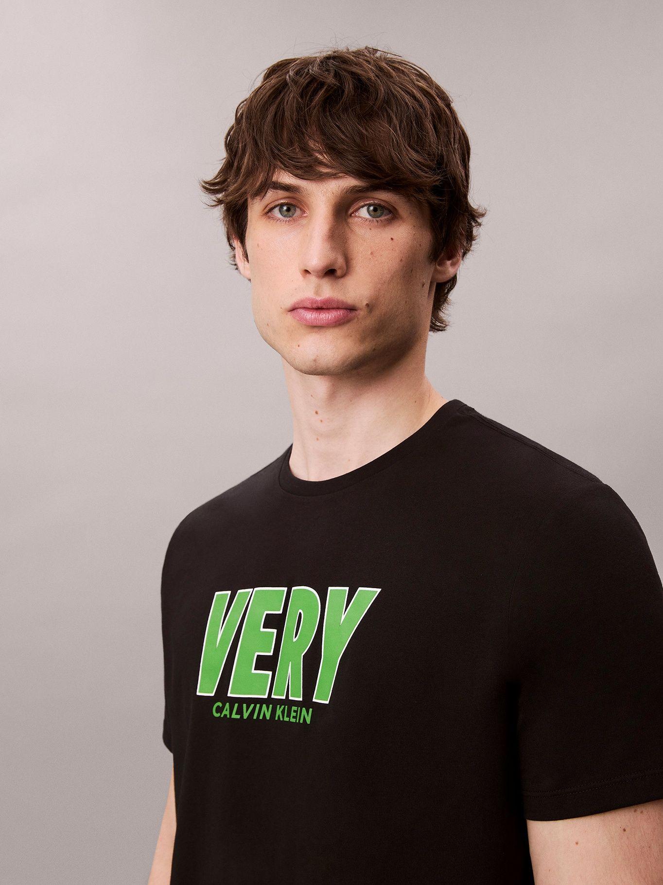 Polera con Estampado Gráfico Very Negro Calvin Klein-5