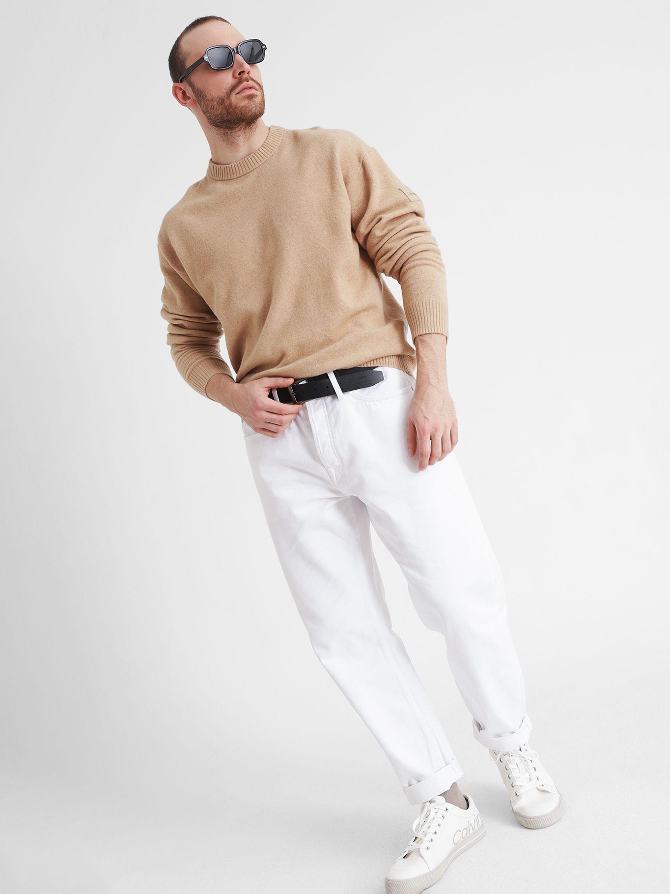 Súeter Lycra Blend Comfort Beige PF2 Calvin Klein-4