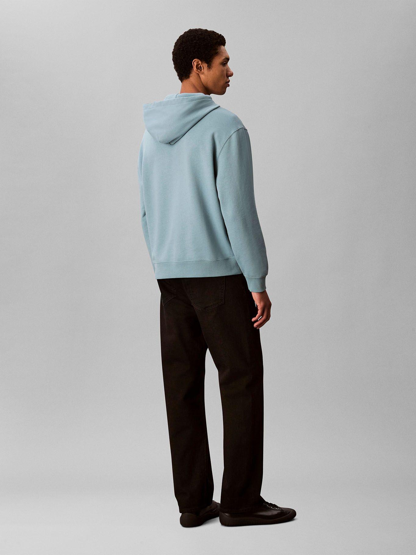 Polerón Terry con Estampado Gráfico Verde Calvin Klein-2