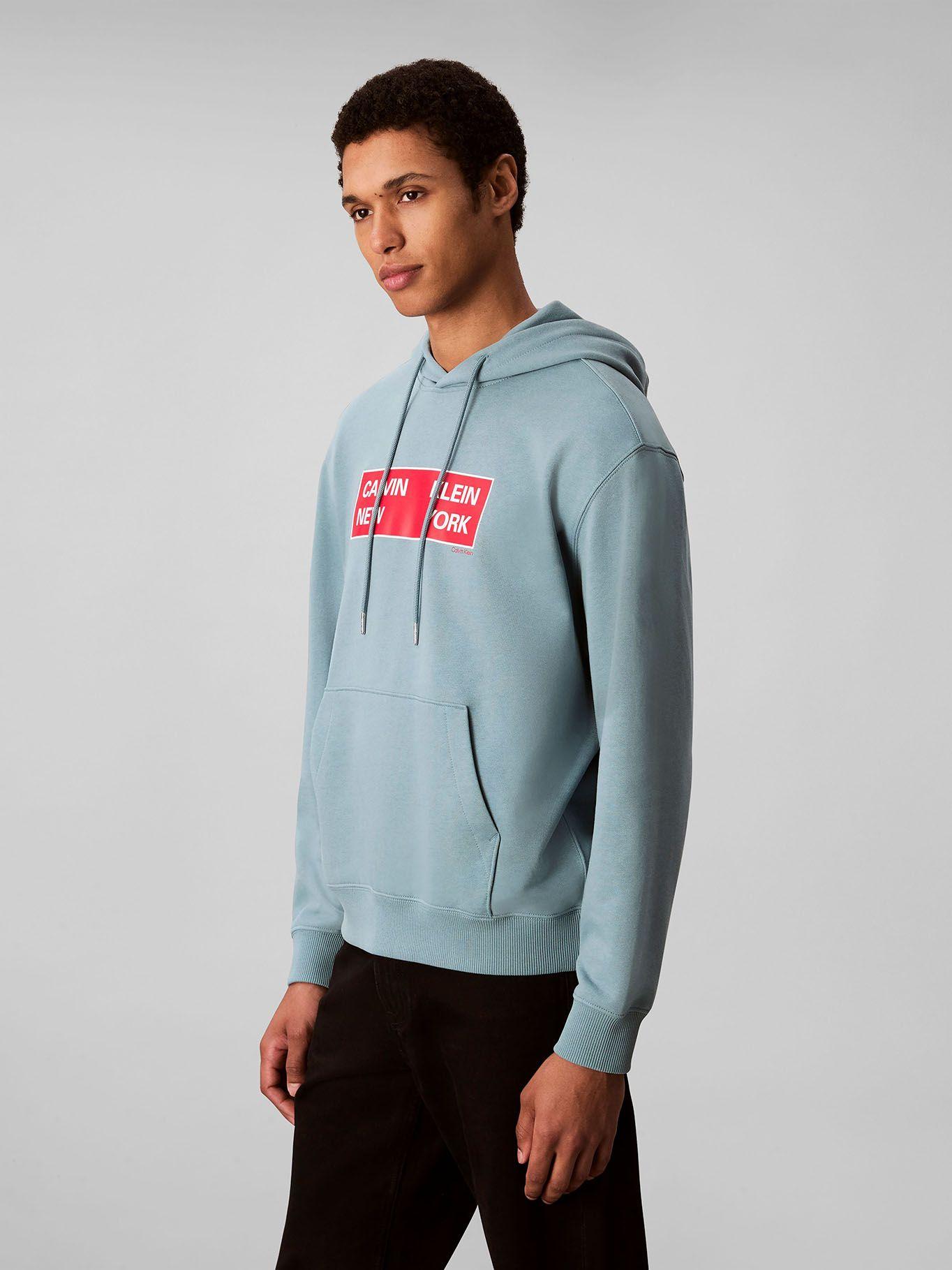 Polerón Terry con Estampado Gráfico Verde Calvin Klein-3