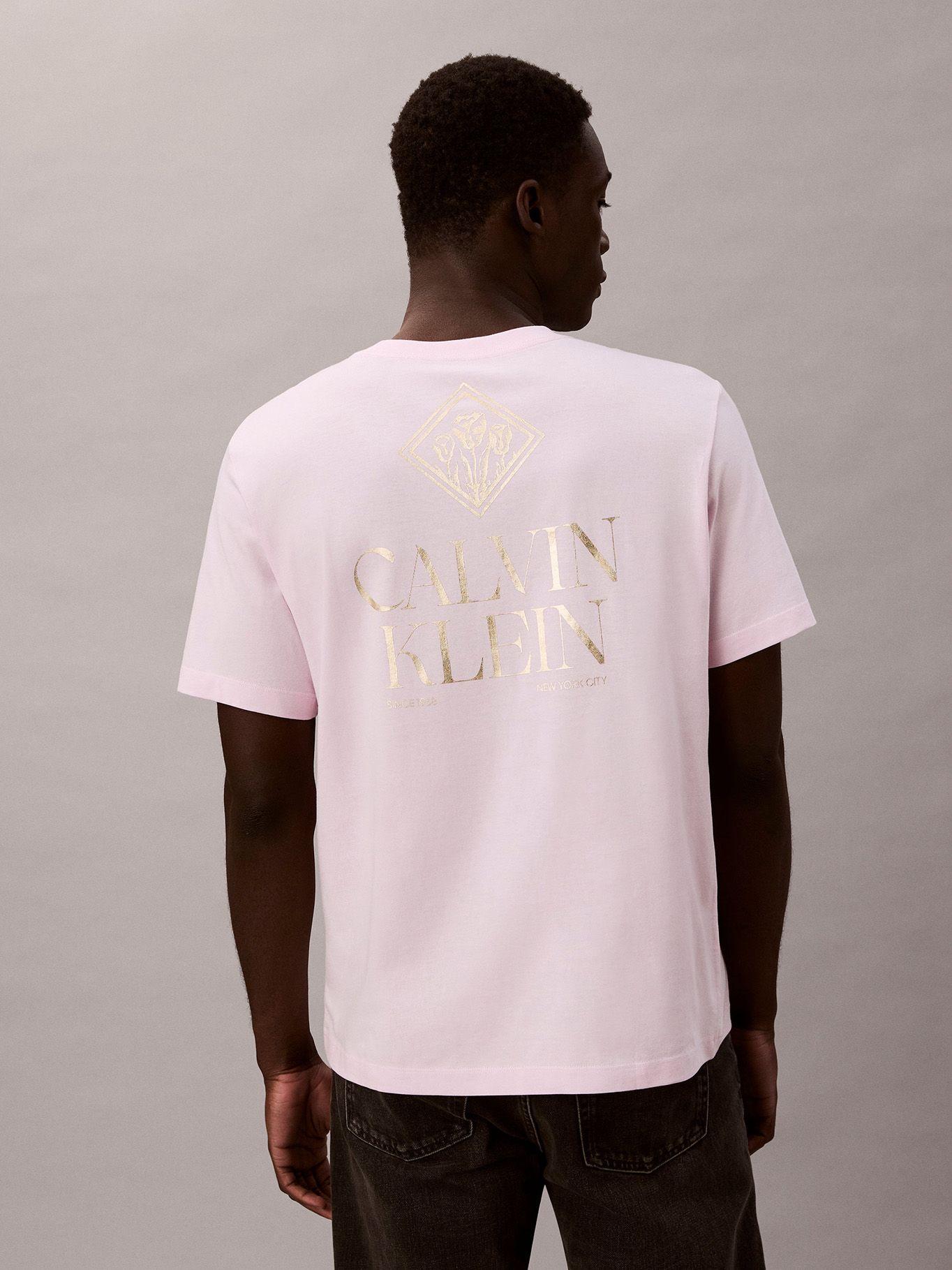 Polera Calvin Roses Graphic Rosado Calvin Klein-2