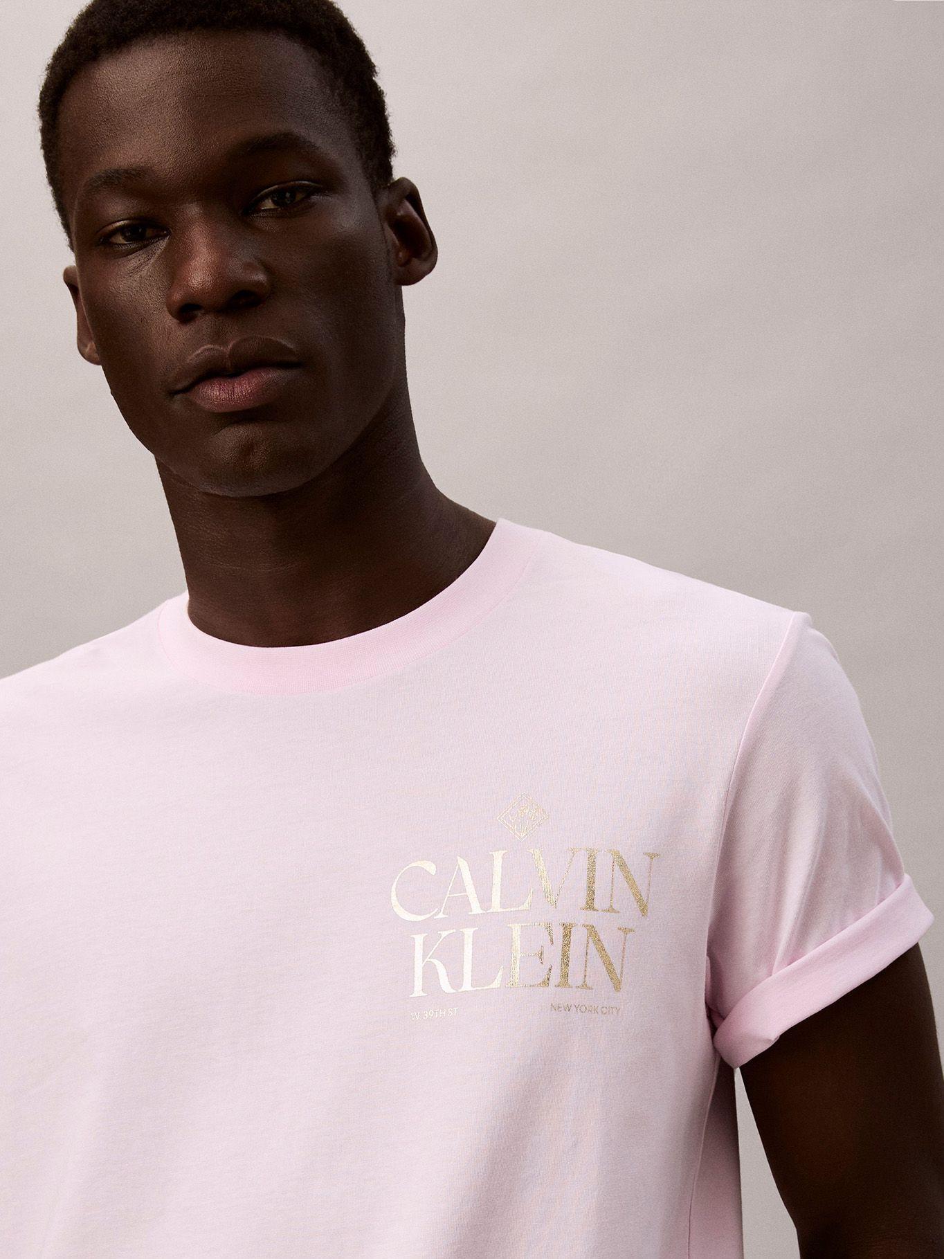 Polera Calvin Roses Graphic Rosado Calvin Klein-3