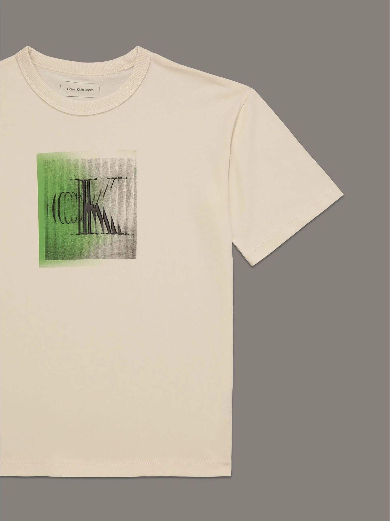 Polera Niño Shifted Ck Verde Calvin Klein-3