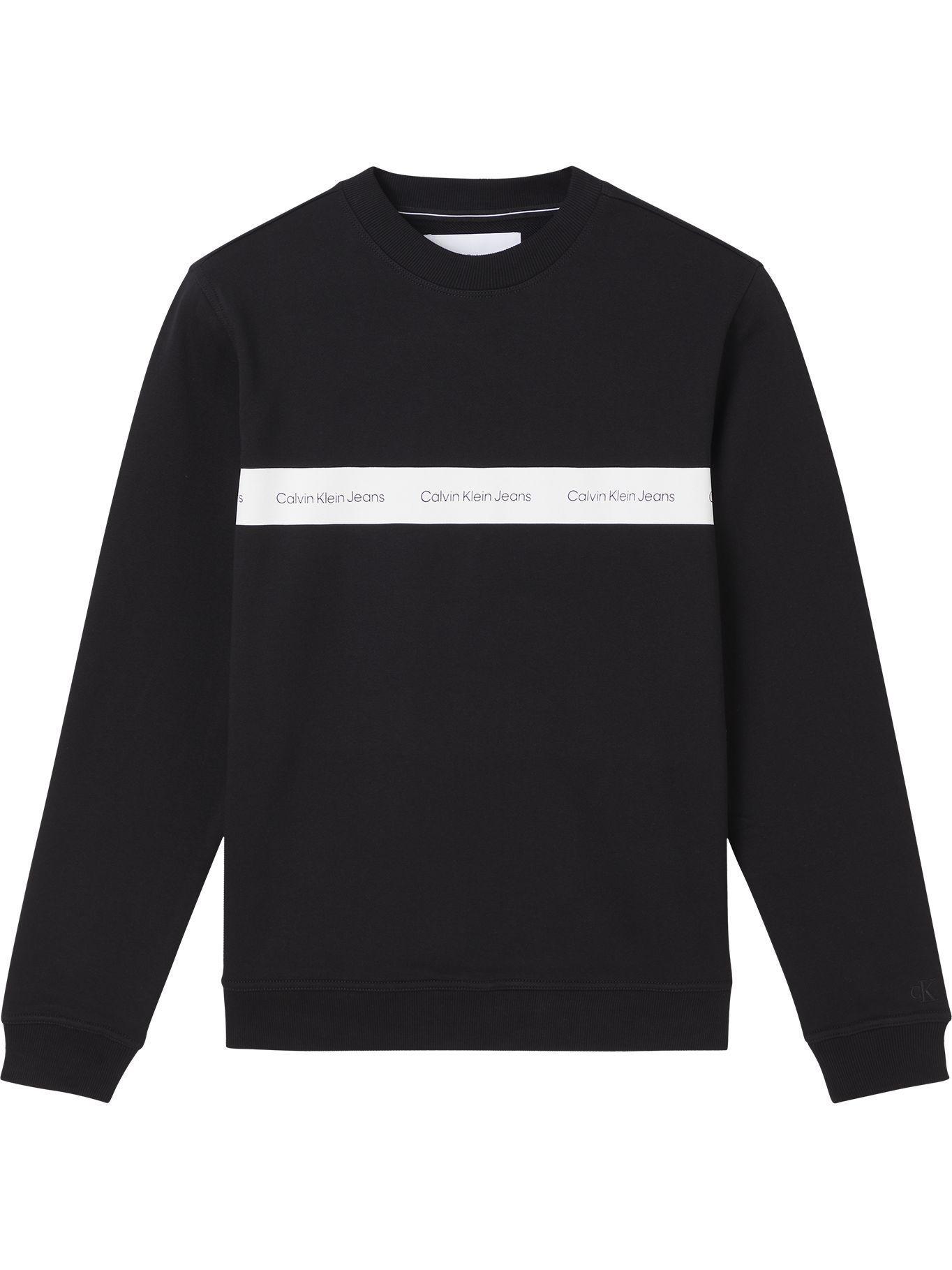Polerón Contrast Stripe Negro Calvin Klein-0