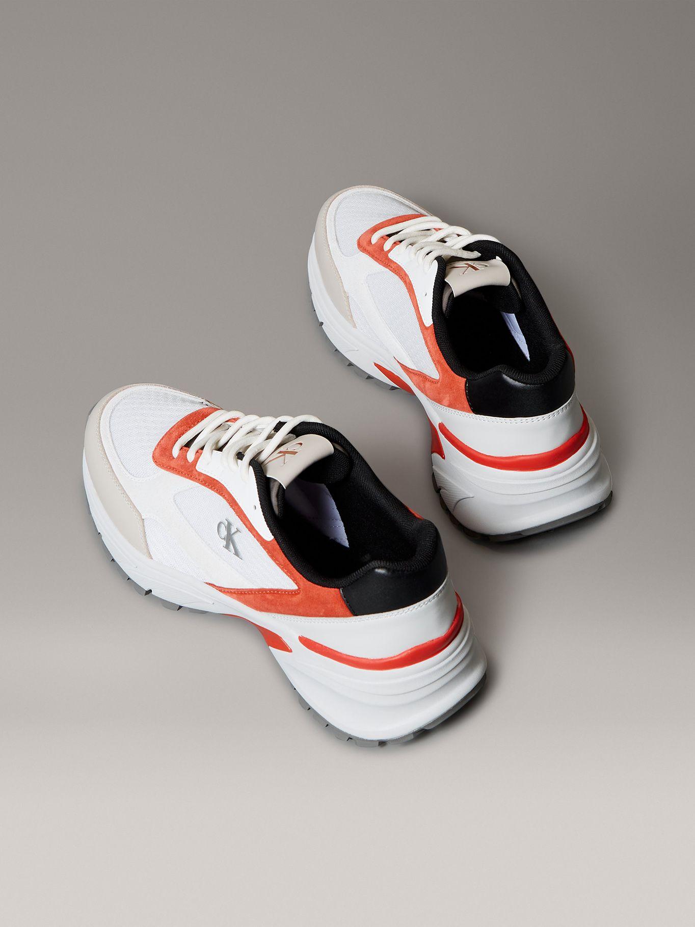 Zapatillas Materiales Combinados Blanco Calvin Klein-1