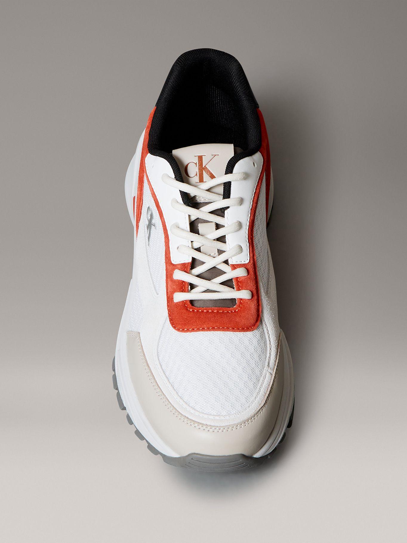 Zapatillas Materiales Combinados Blanco Calvin Klein-2