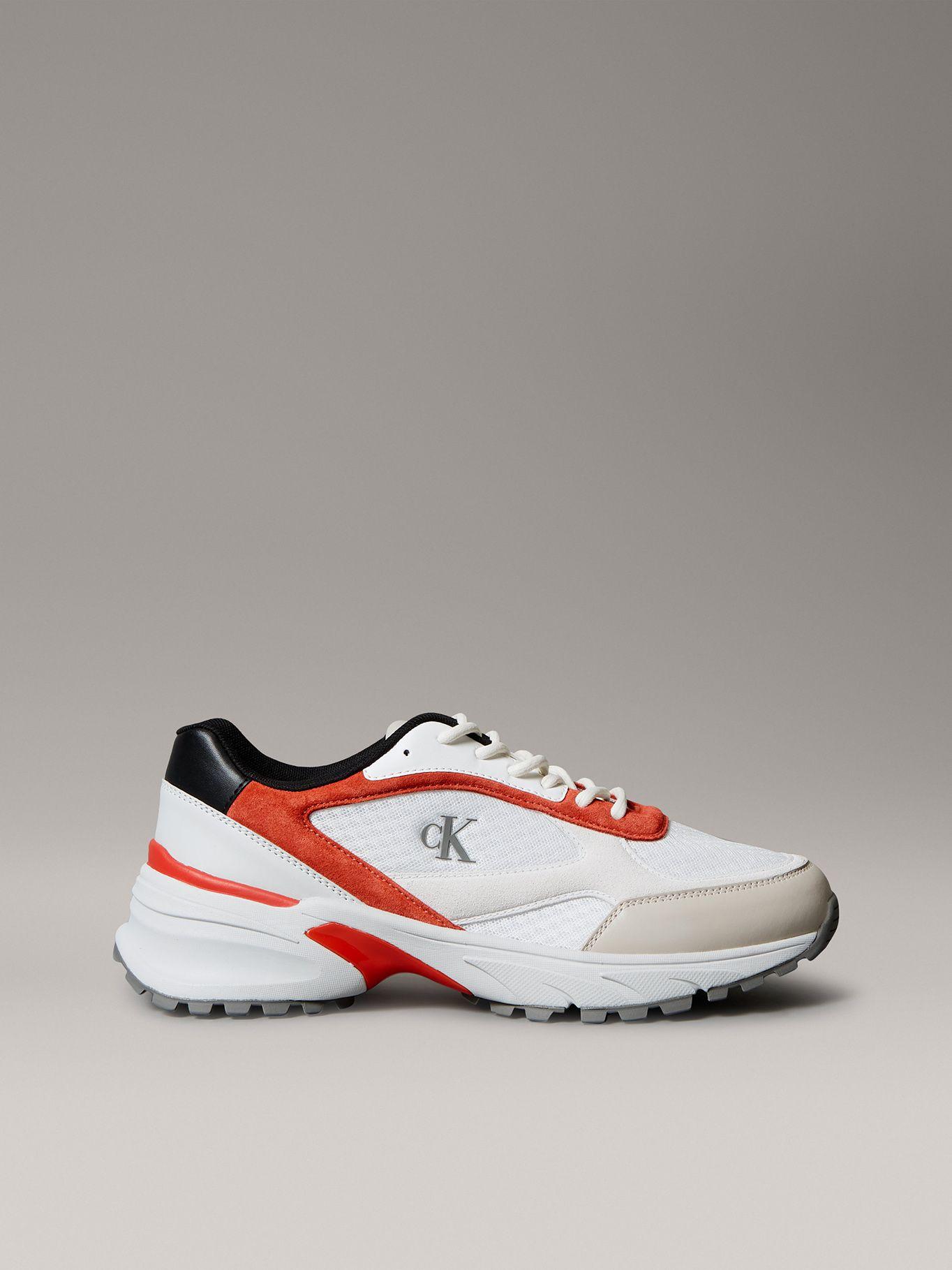 Zapatillas Materiales Combinados Blanco Calvin Klein-4