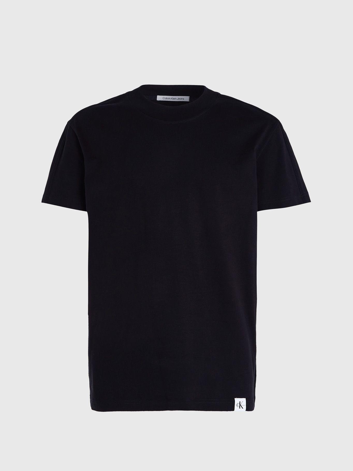 Polera Woven Tab Negro Calvin Klein-4