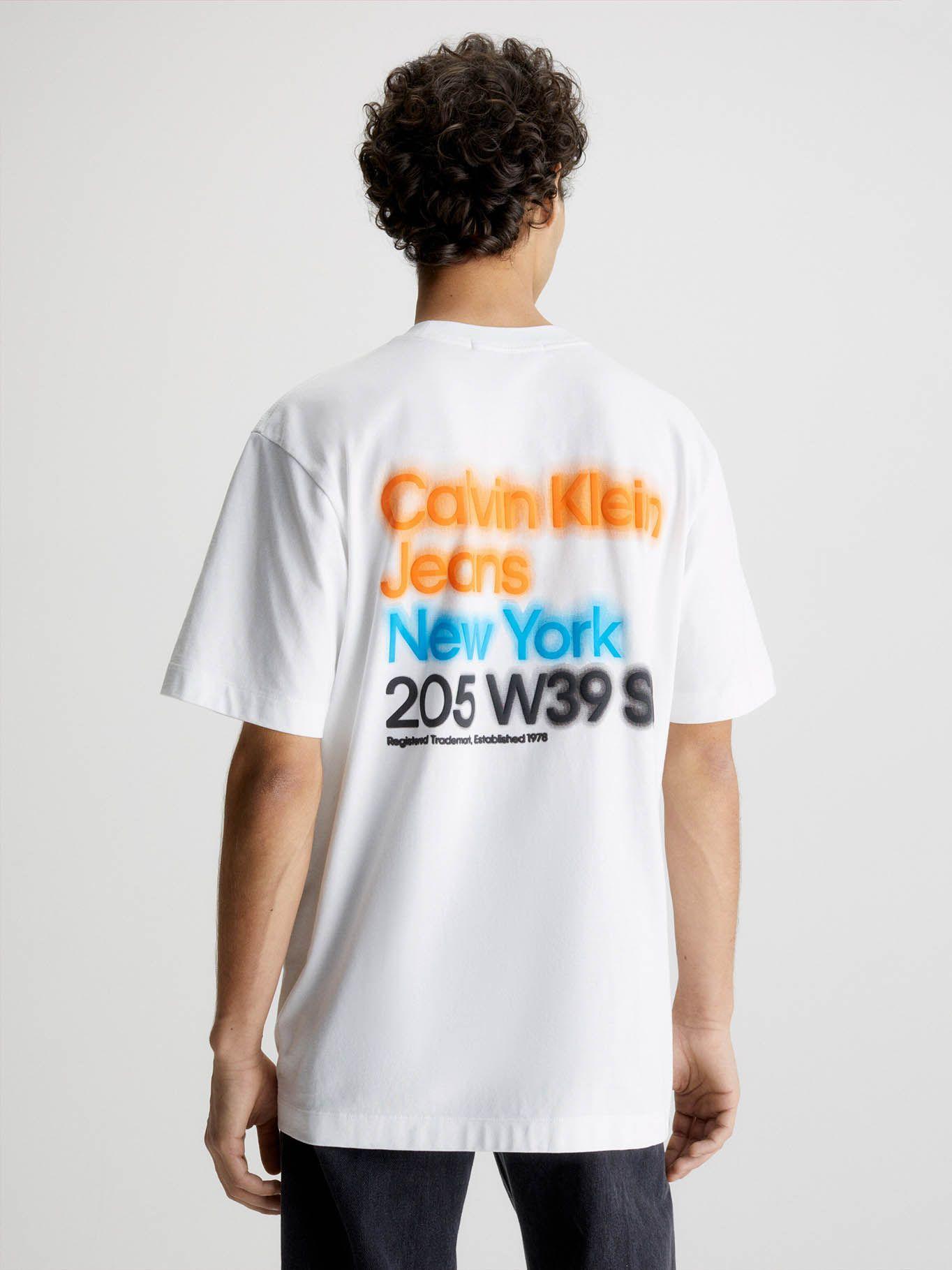 Camiseta holgada con logo en la parte trasera Blanco Calvin Klein-2
