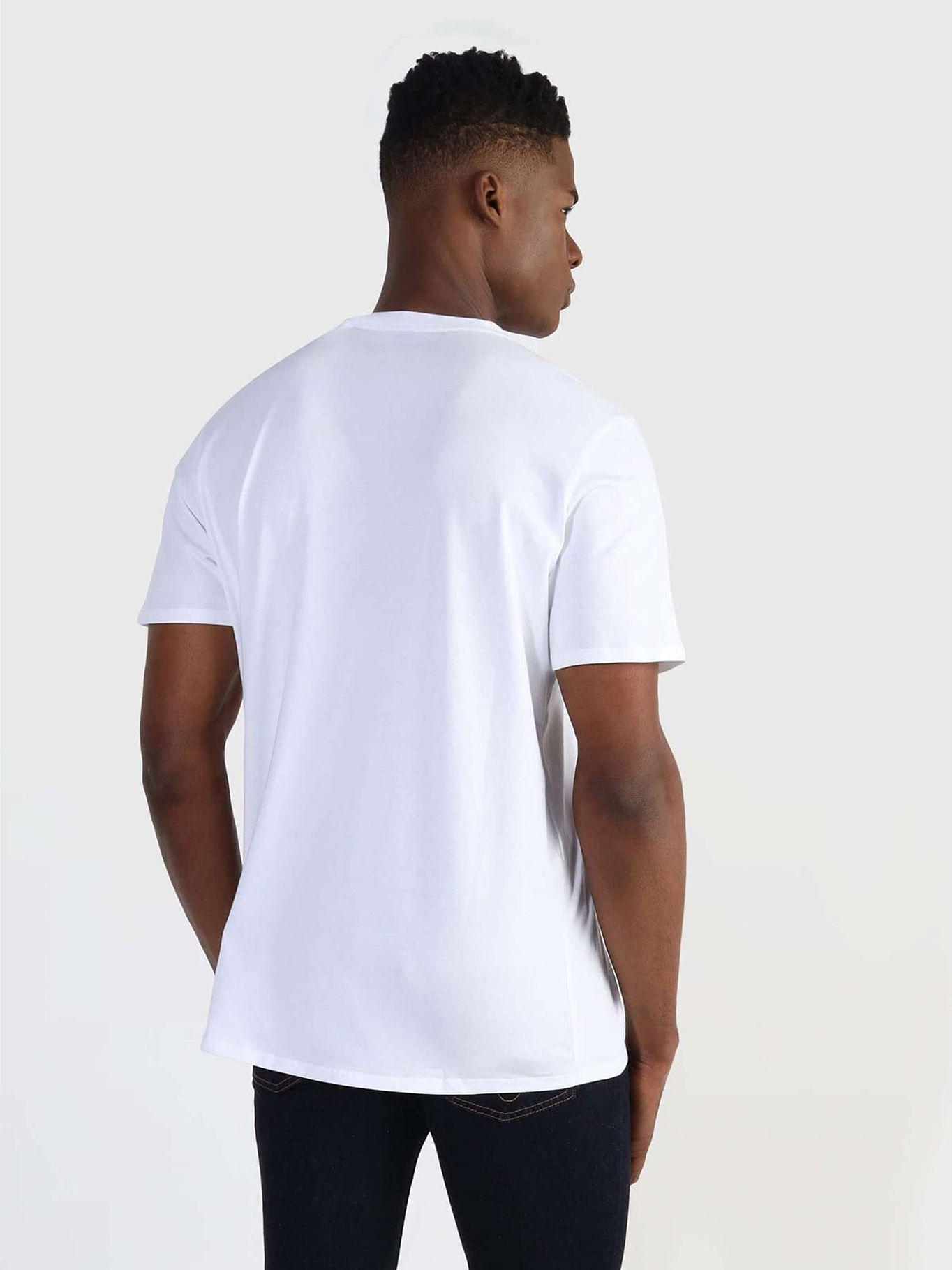 Polera Text Monogram Blanco Calvin Klein-2