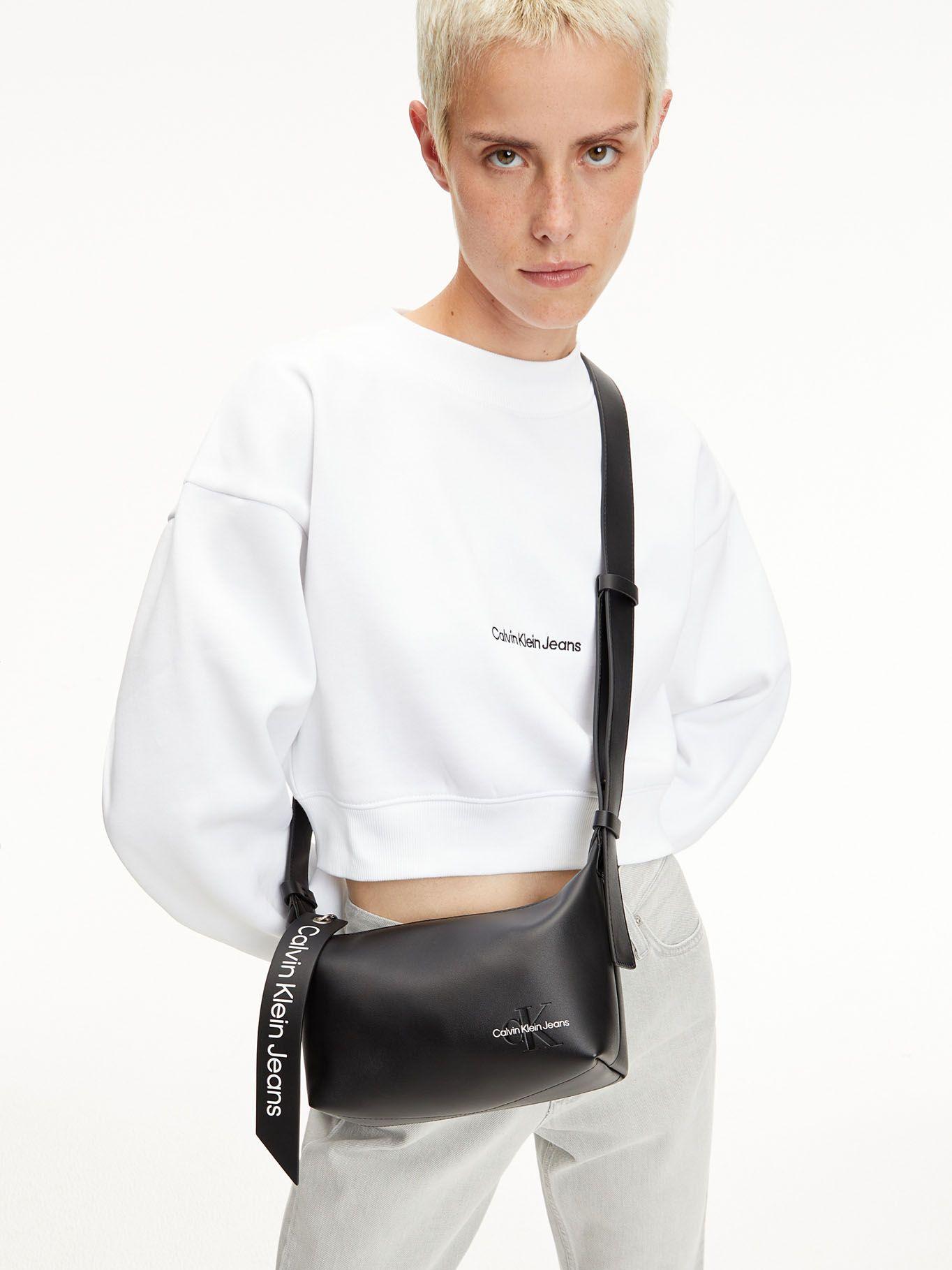 Bolso bandolera con logo Negro Calvin Klein K60K610552-BDS-3