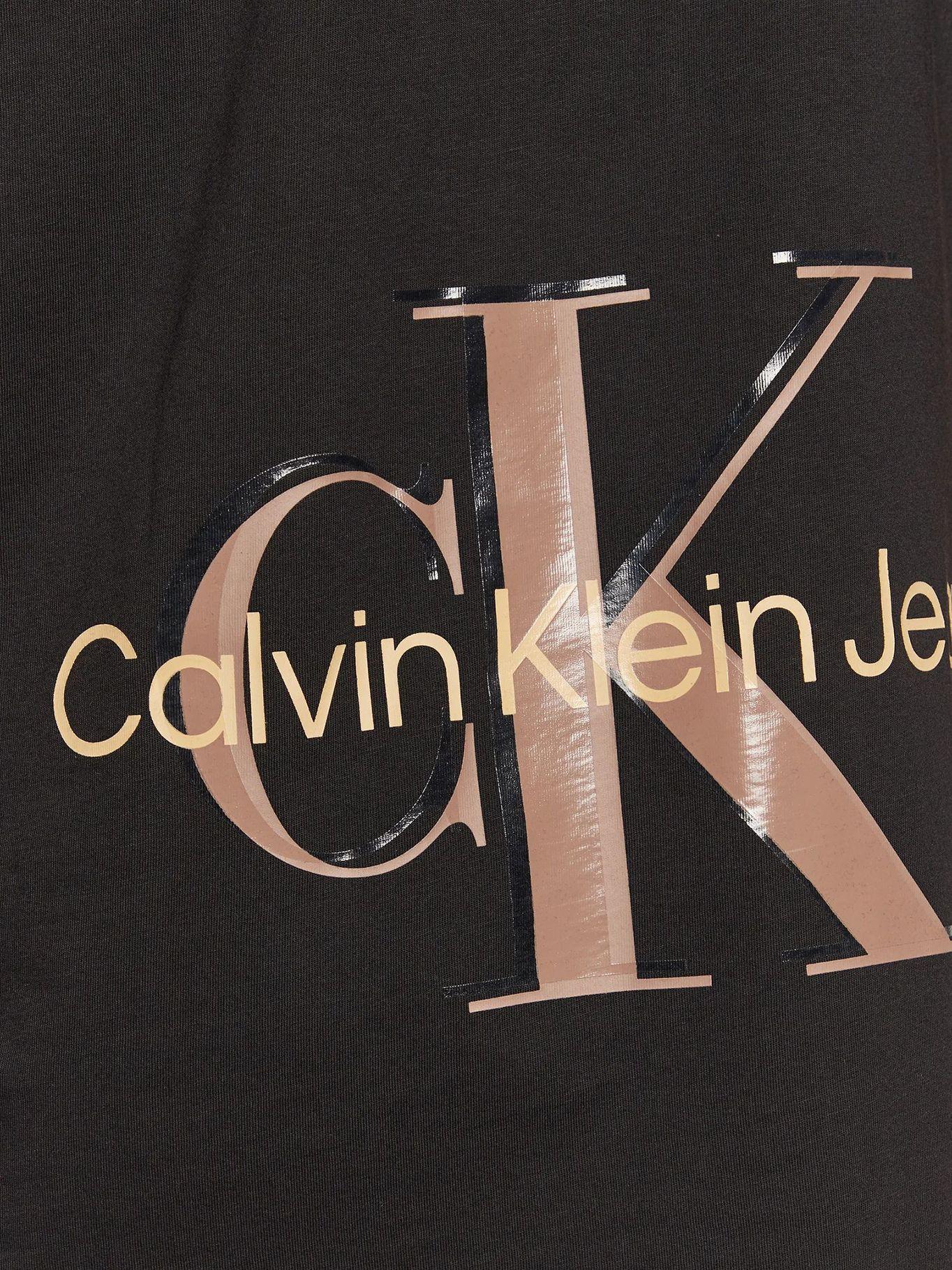 Camiseta con logo Negro Calvin Klein J30J322507-BEH-3