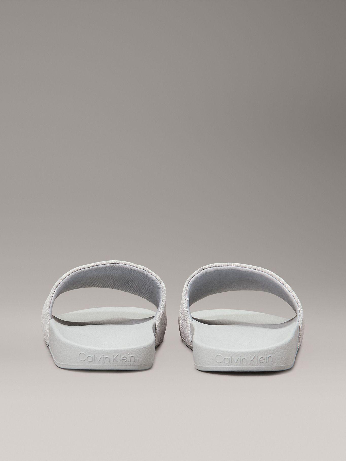 Sandalias de Jacquard con Logo Gris Calvin Klein-1