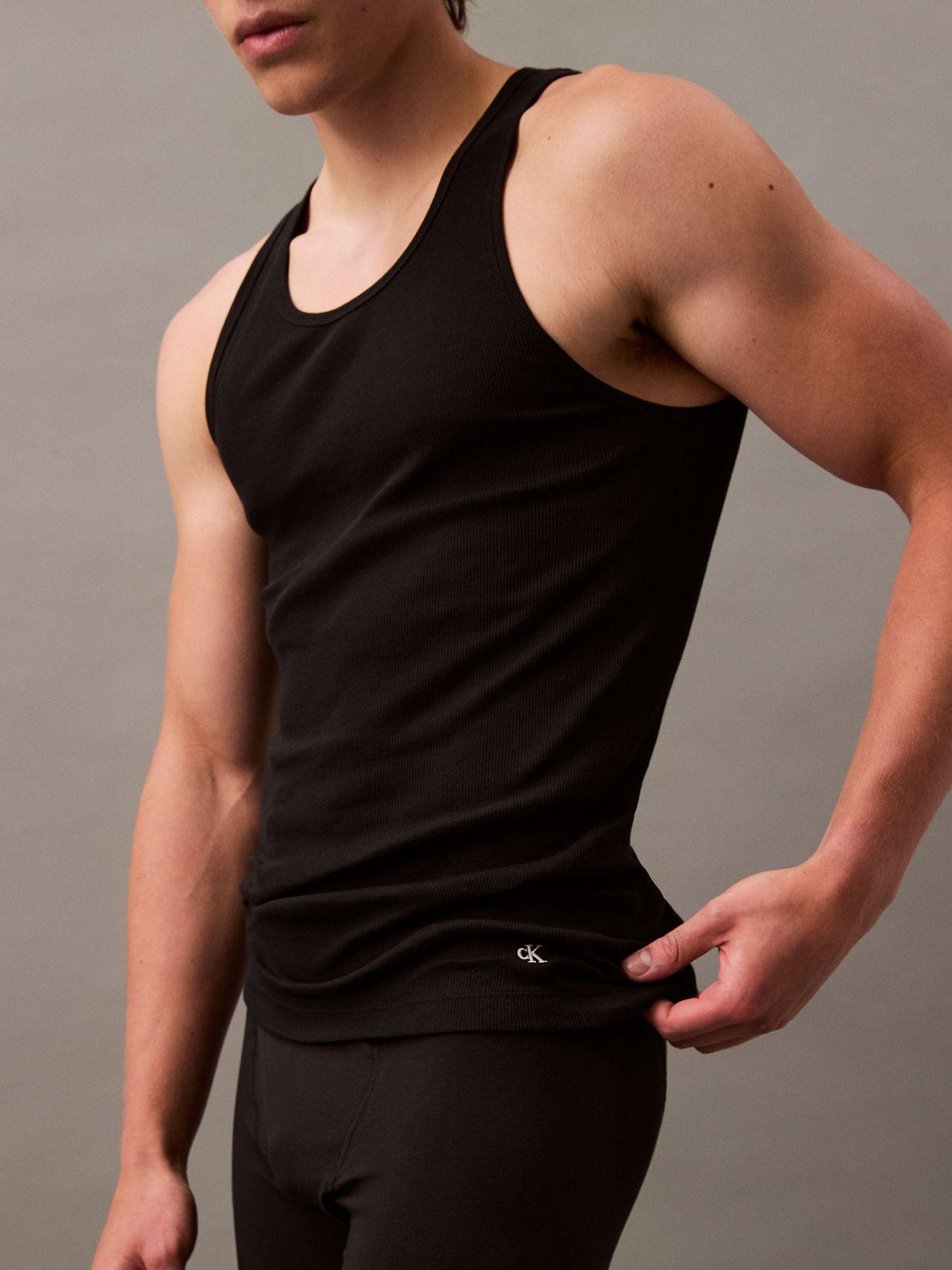 Pack 3 Camisetas Cotton Classic Negro Calvin Klein-3