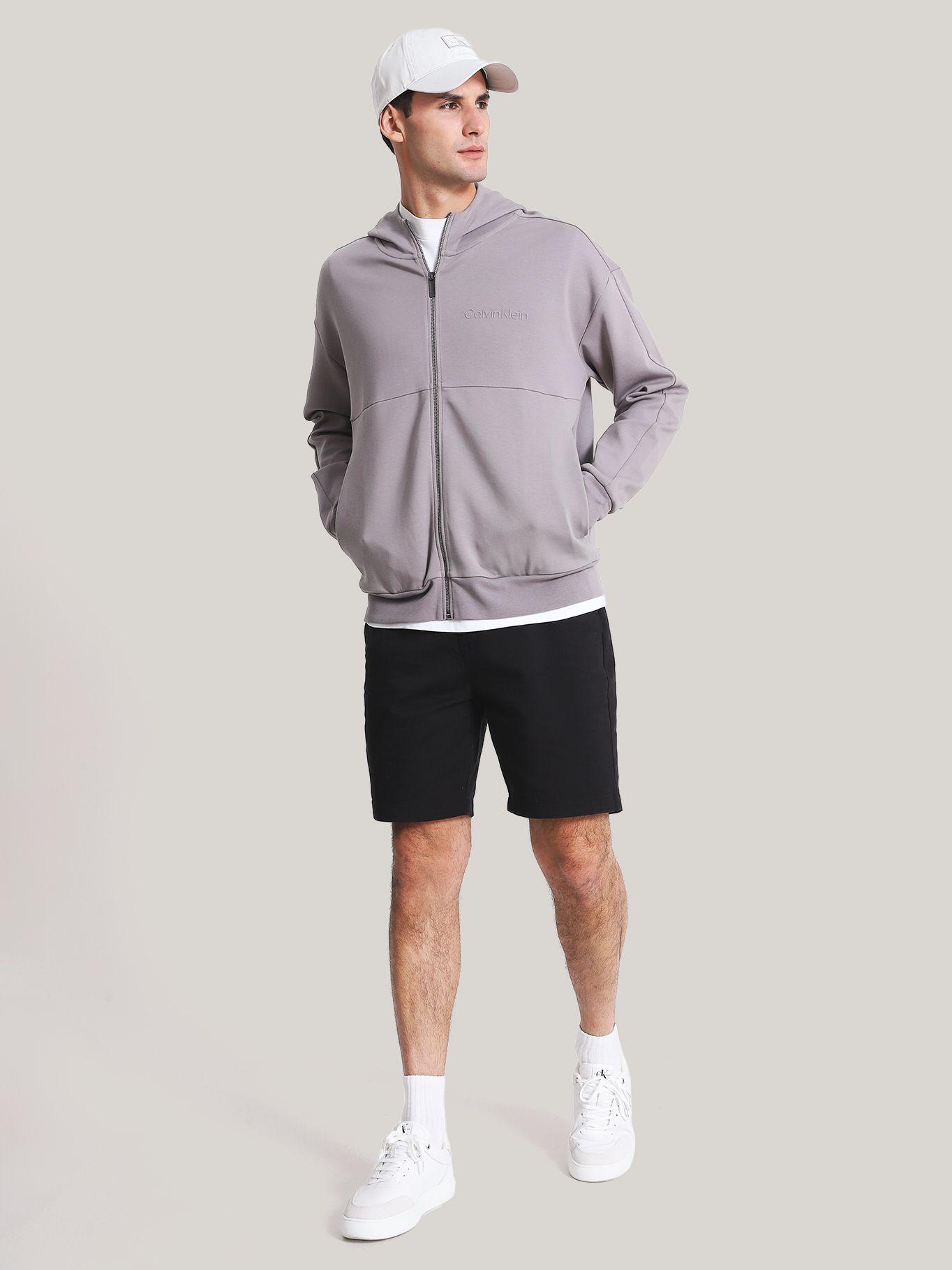 Polerón con Cierre Embossed Gris Calvin Klein-1
