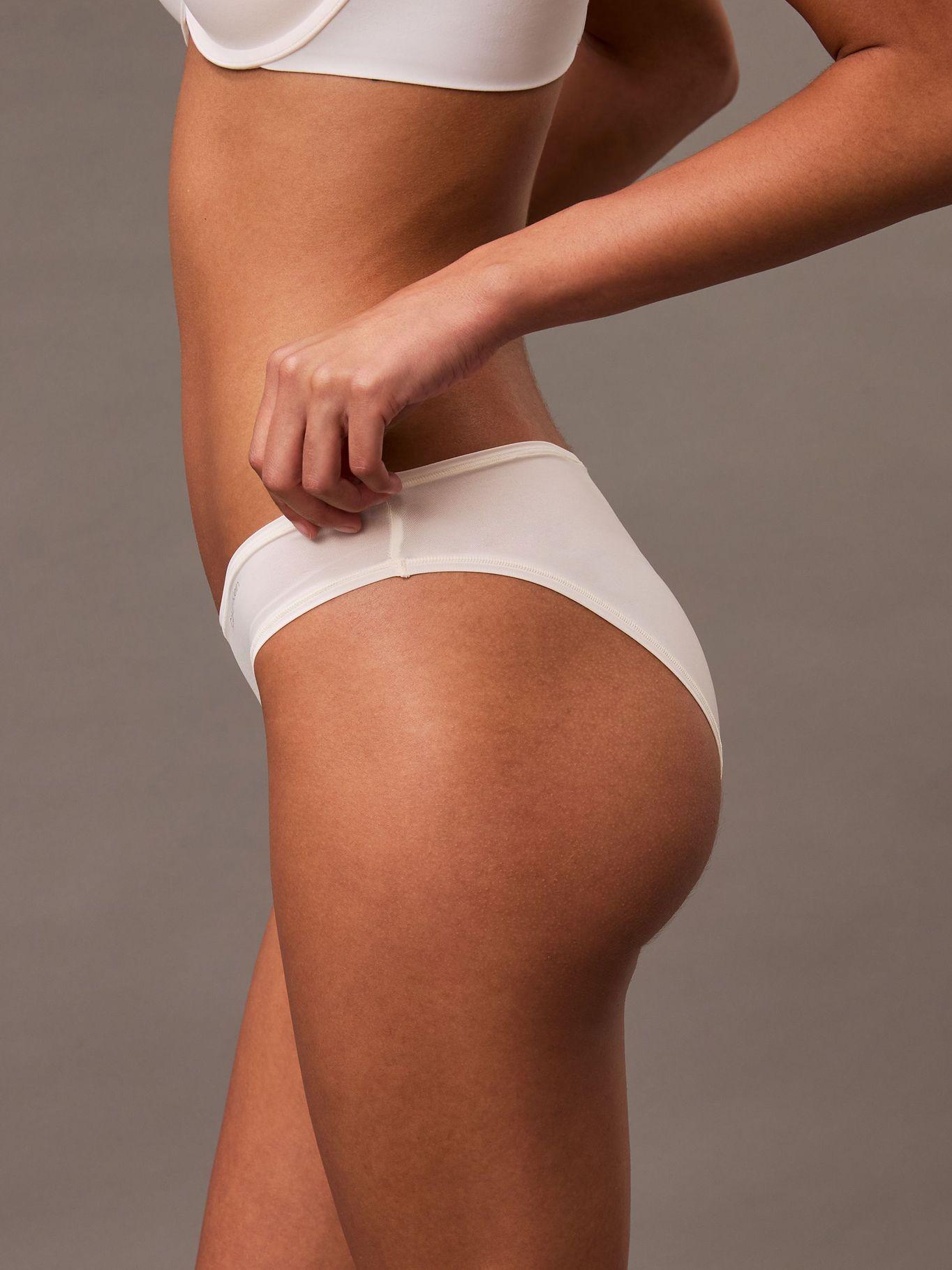 Calzón Bikini Ideal Stretch Micro Blanco Calvin Klein-4