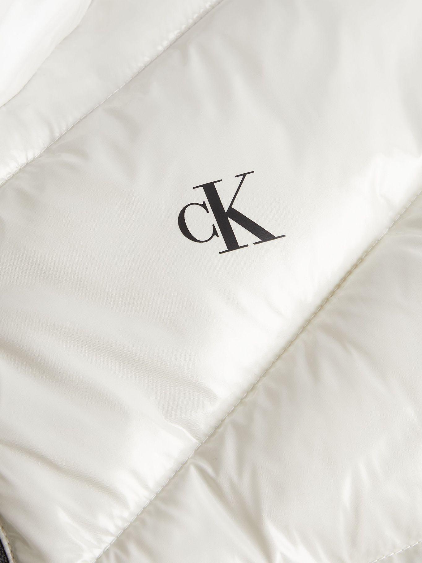 Parka Chevron Quilt Fitted Blanco Calvin Klein-3